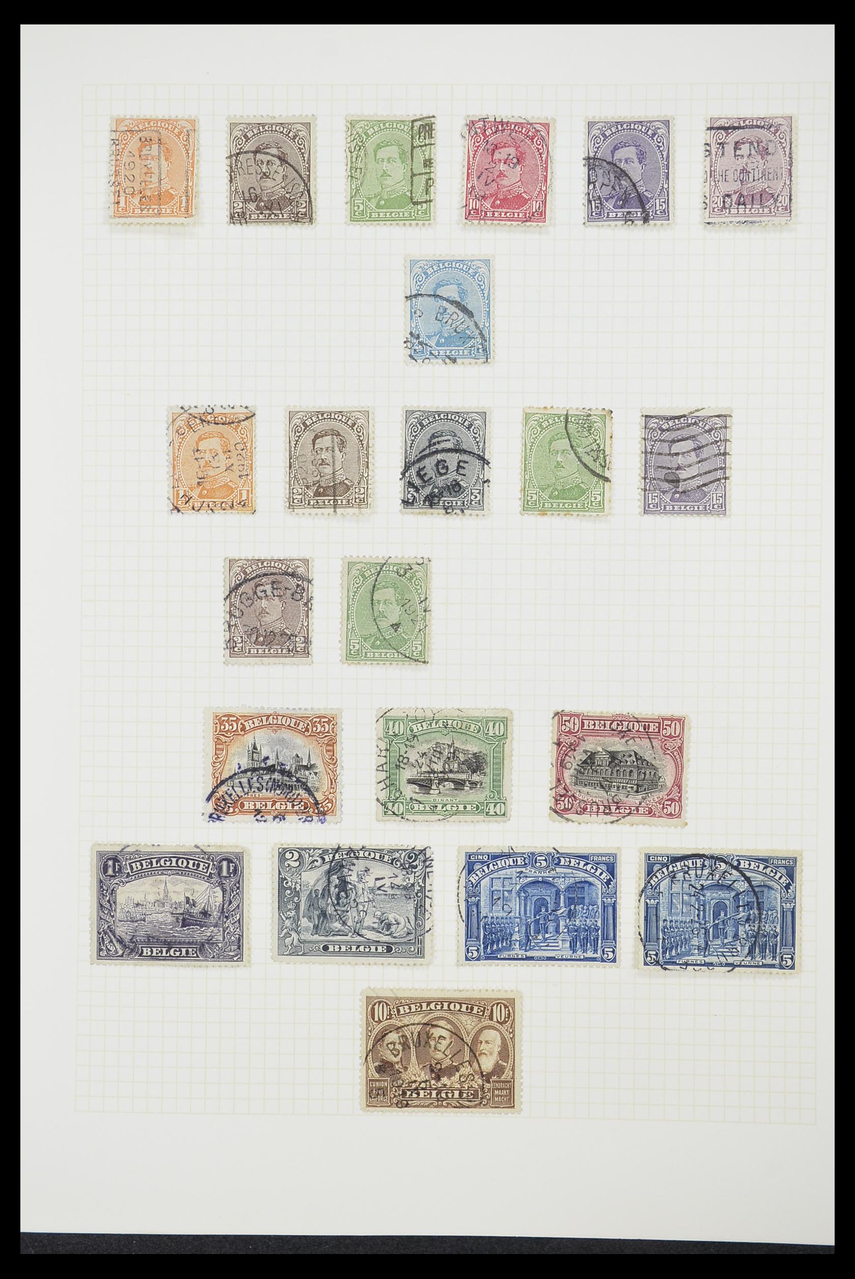33424 029 - Postzegelverzameling 33424 België 1697(!)-1960.