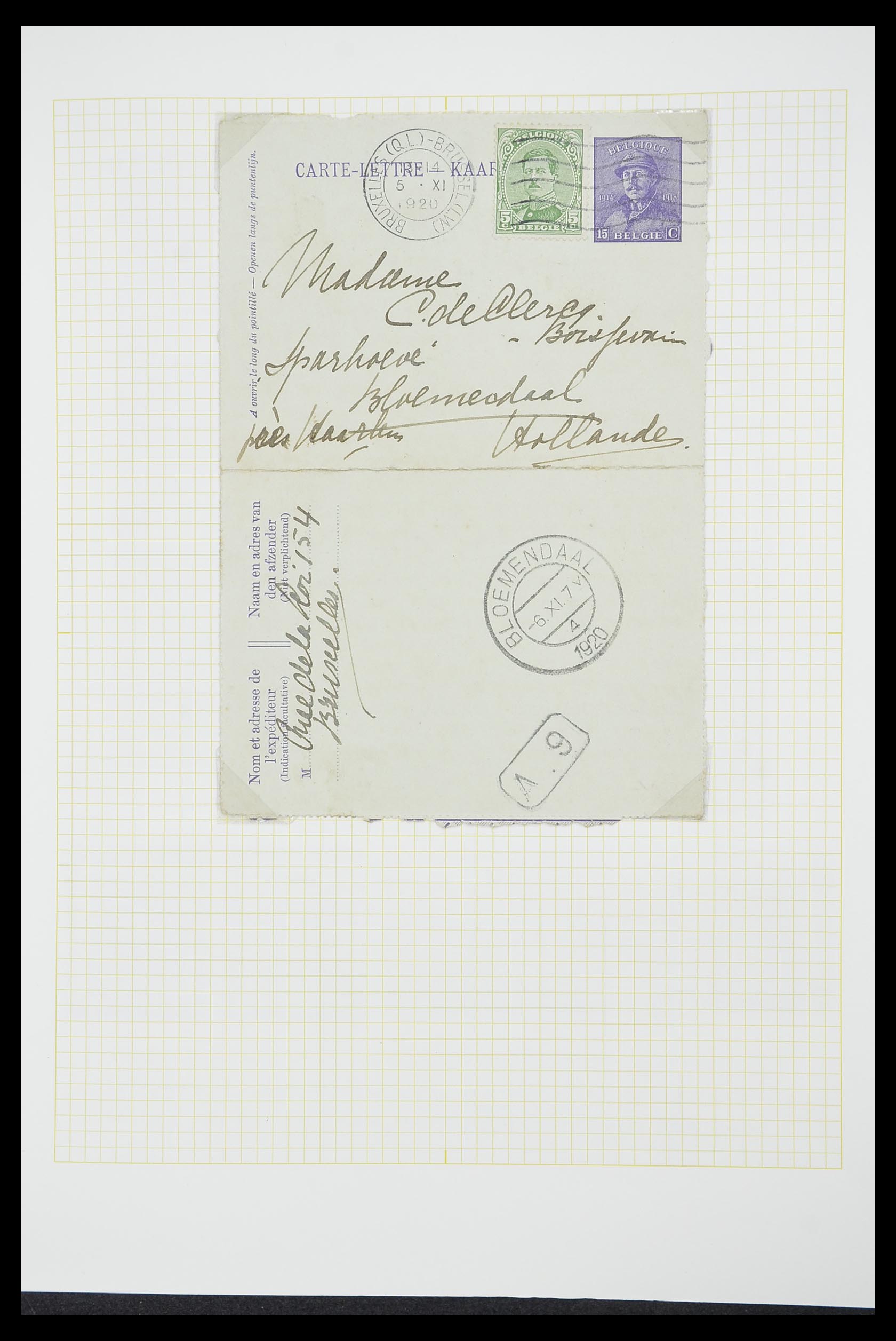 33424 030 - Postzegelverzameling 33424 België 1697(!)-1960.