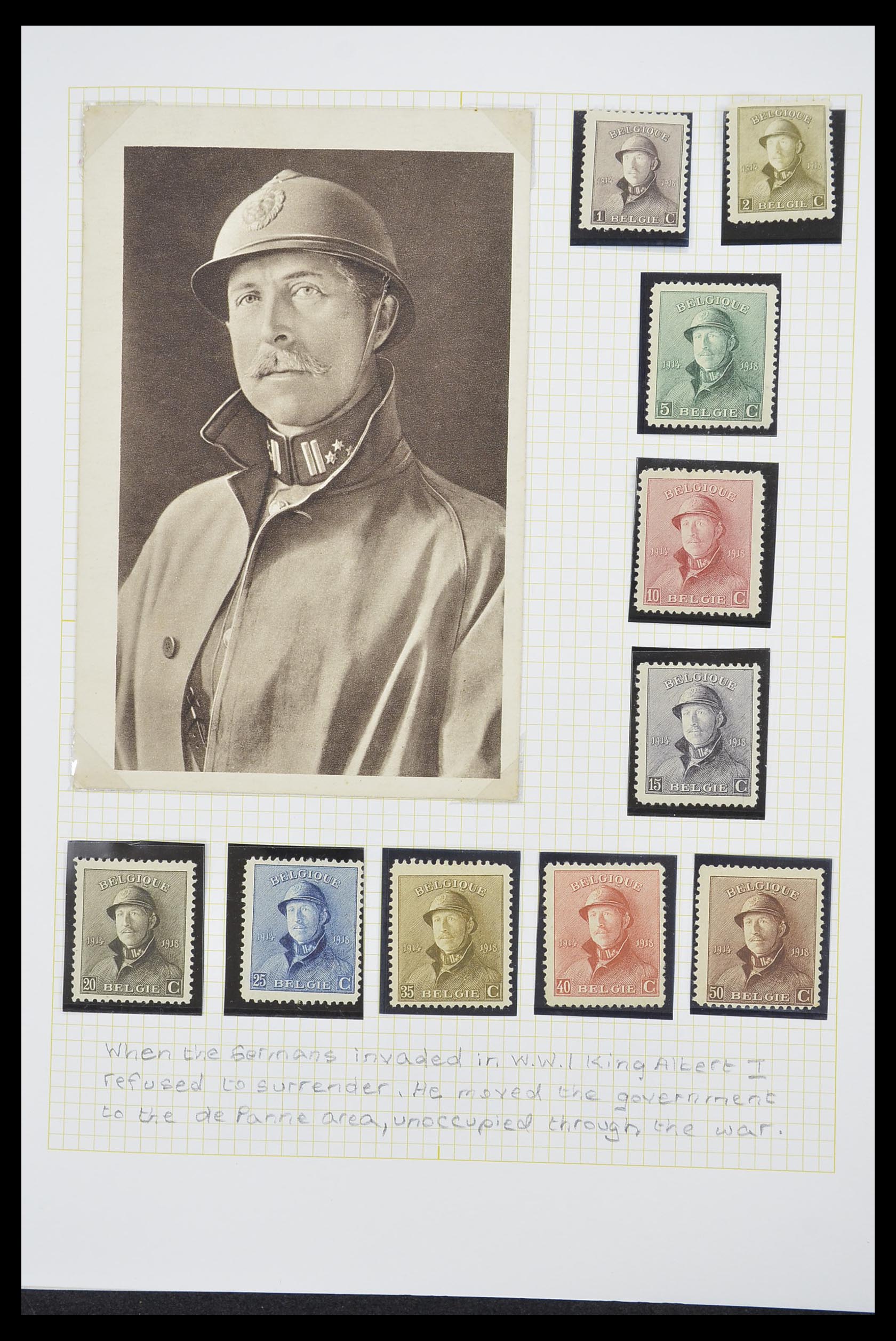 33424 031 - Postzegelverzameling 33424 België 1697(!)-1960.
