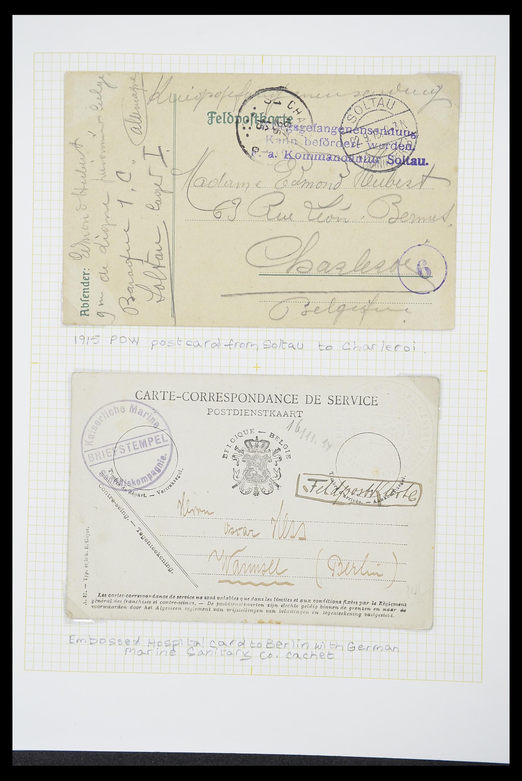 33424 034 - Postzegelverzameling 33424 België 1697(!)-1960.