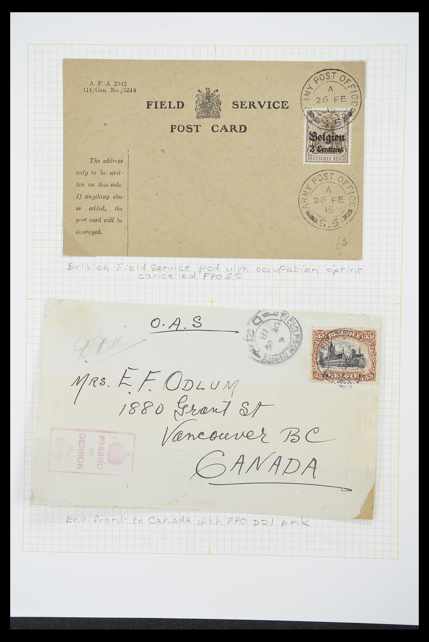 33424 036 - Postzegelverzameling 33424 België 1697(!)-1960.