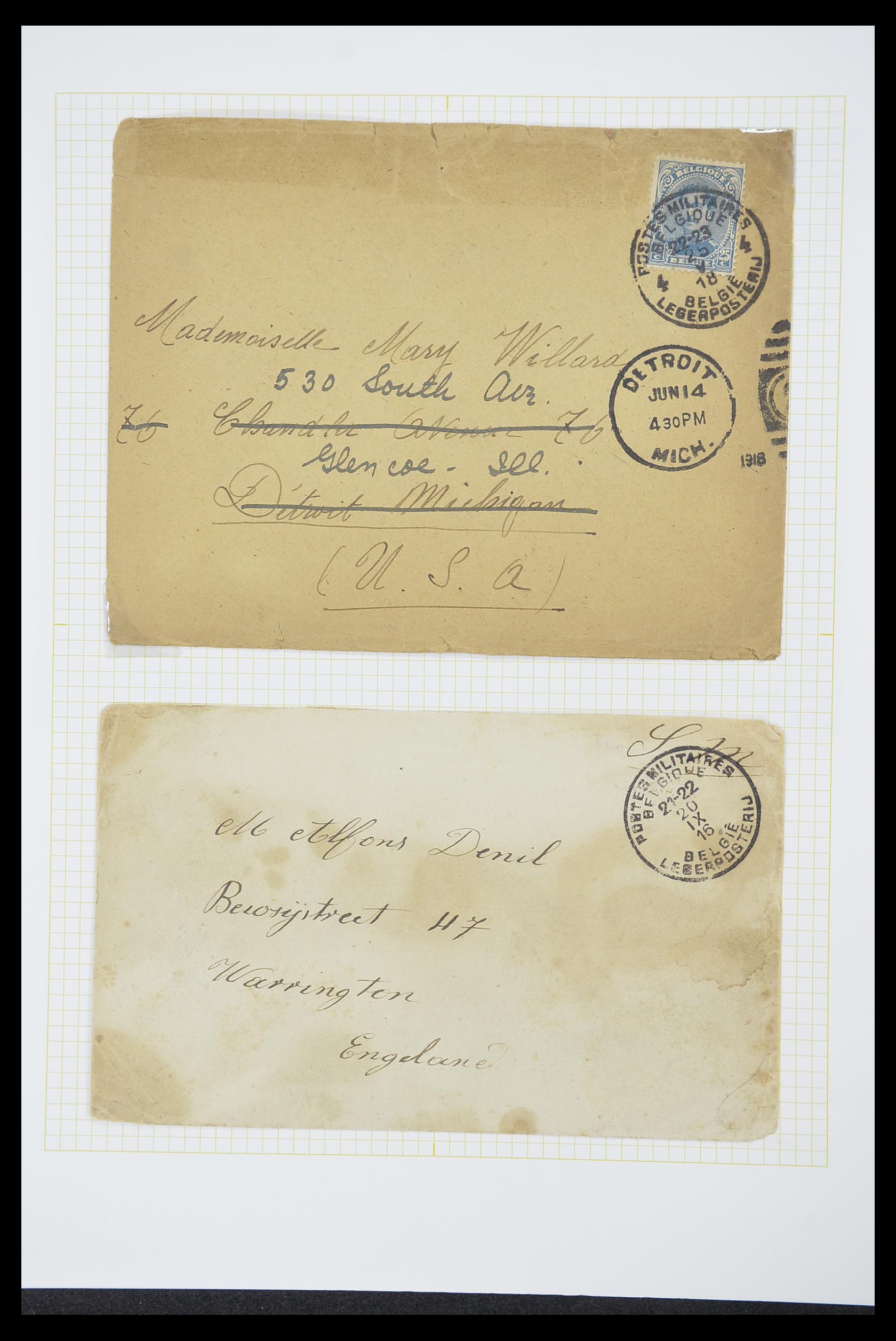 33424 038 - Postzegelverzameling 33424 België 1697(!)-1960.