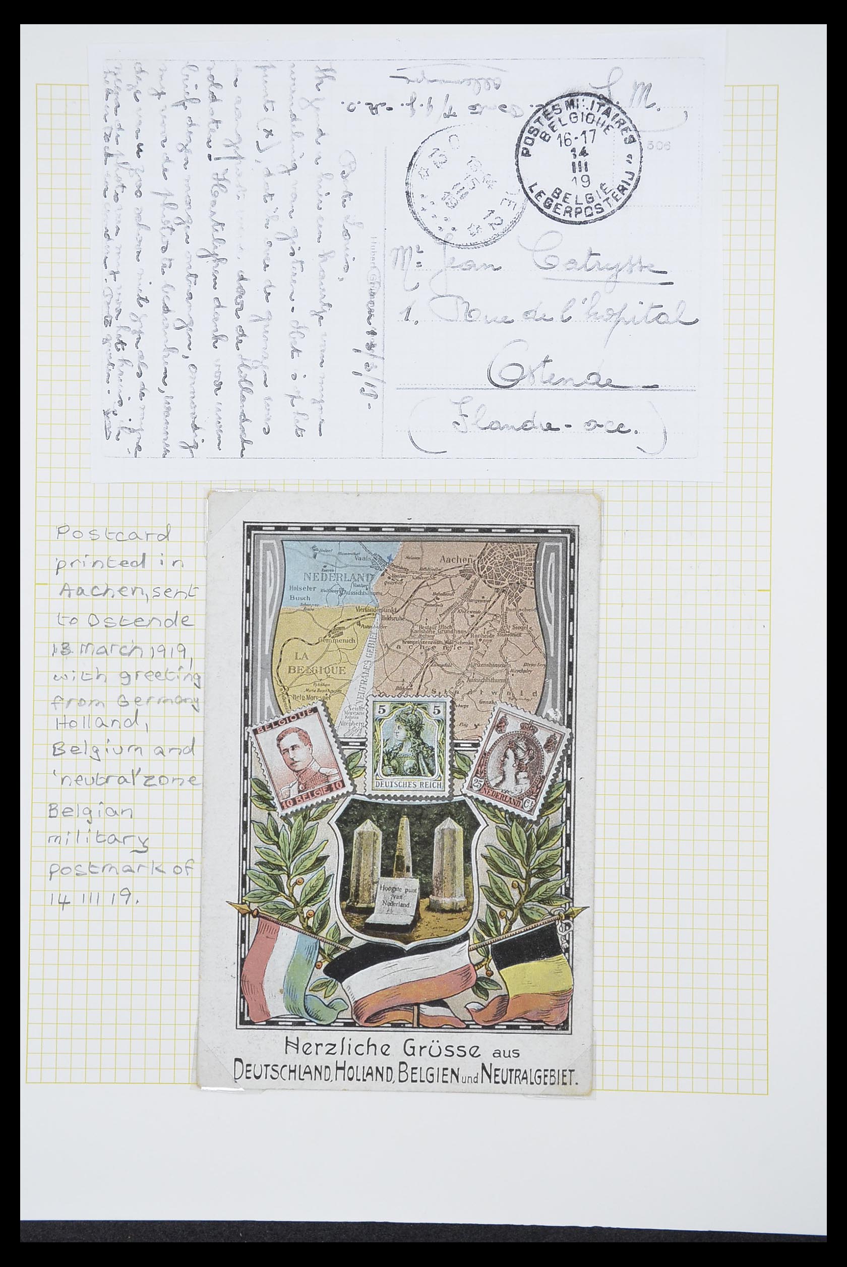 33424 054 - Postzegelverzameling 33424 België 1697(!)-1960.