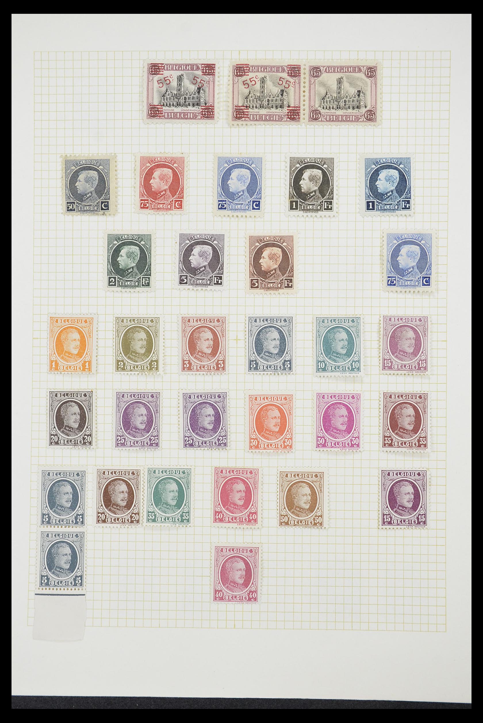 33424 057 - Postzegelverzameling 33424 België 1697(!)-1960.