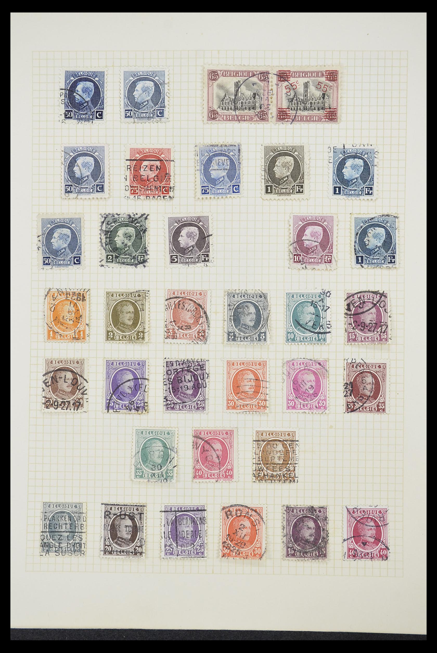 33424 058 - Postzegelverzameling 33424 België 1697(!)-1960.