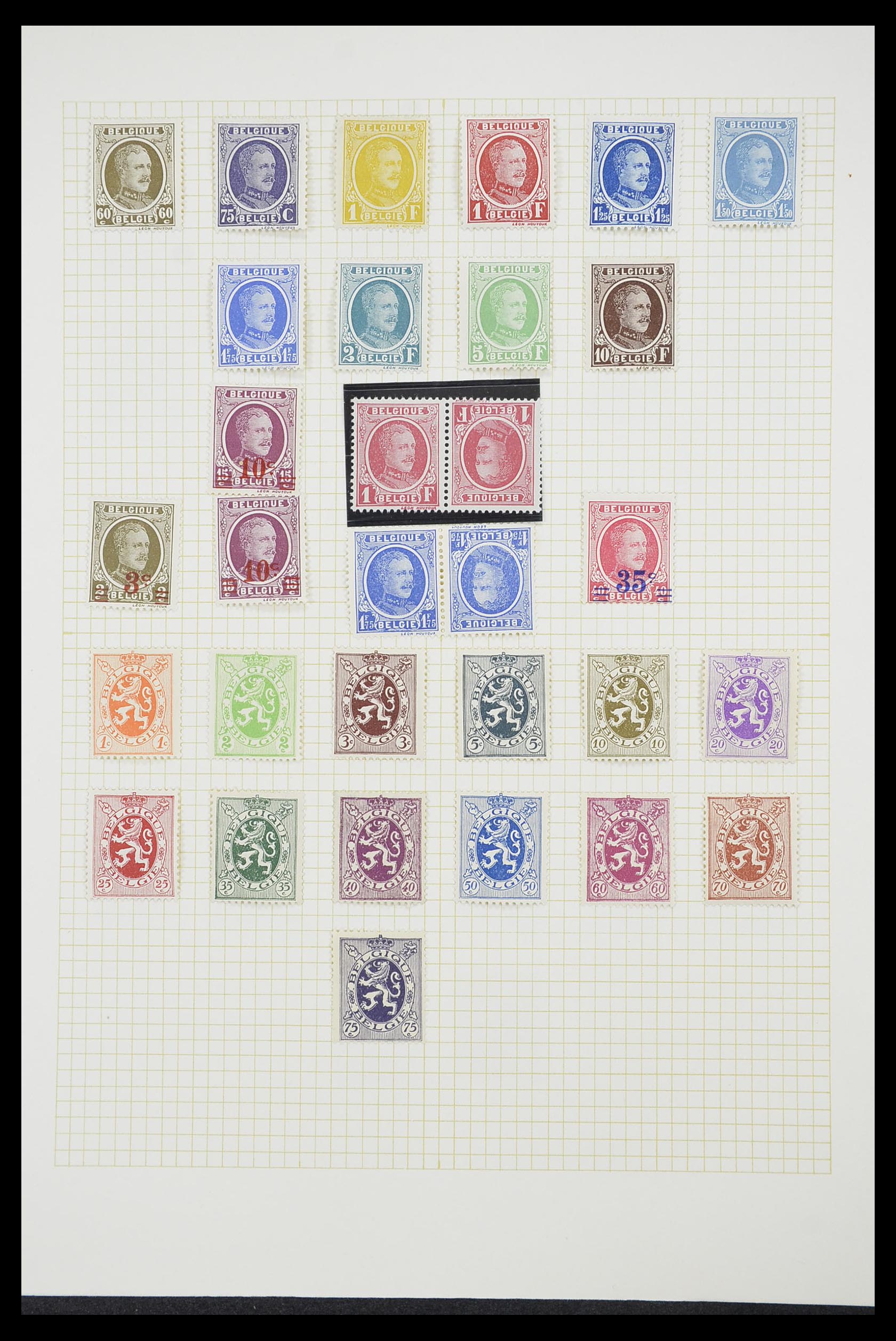33424 059 - Postzegelverzameling 33424 België 1697(!)-1960.