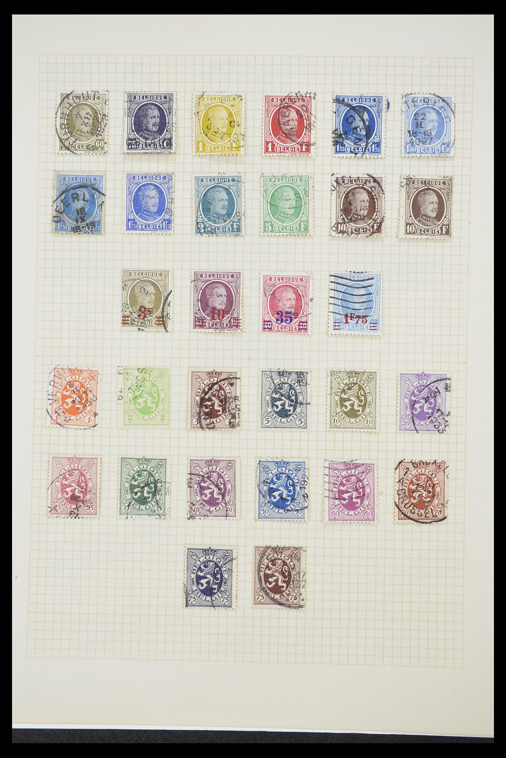 33424 060 - Postzegelverzameling 33424 België 1697(!)-1960.
