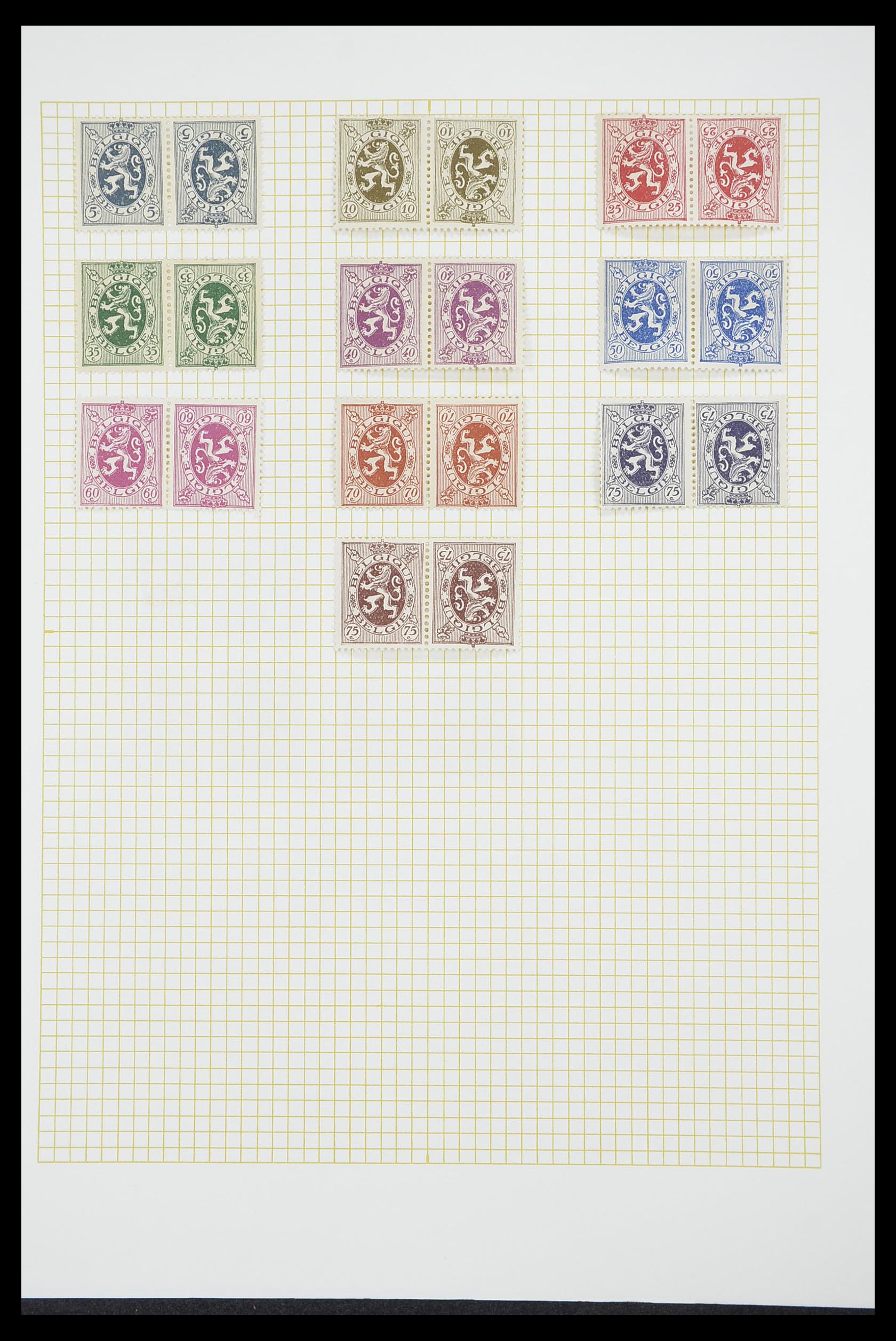 33424 061 - Postzegelverzameling 33424 België 1697(!)-1960.