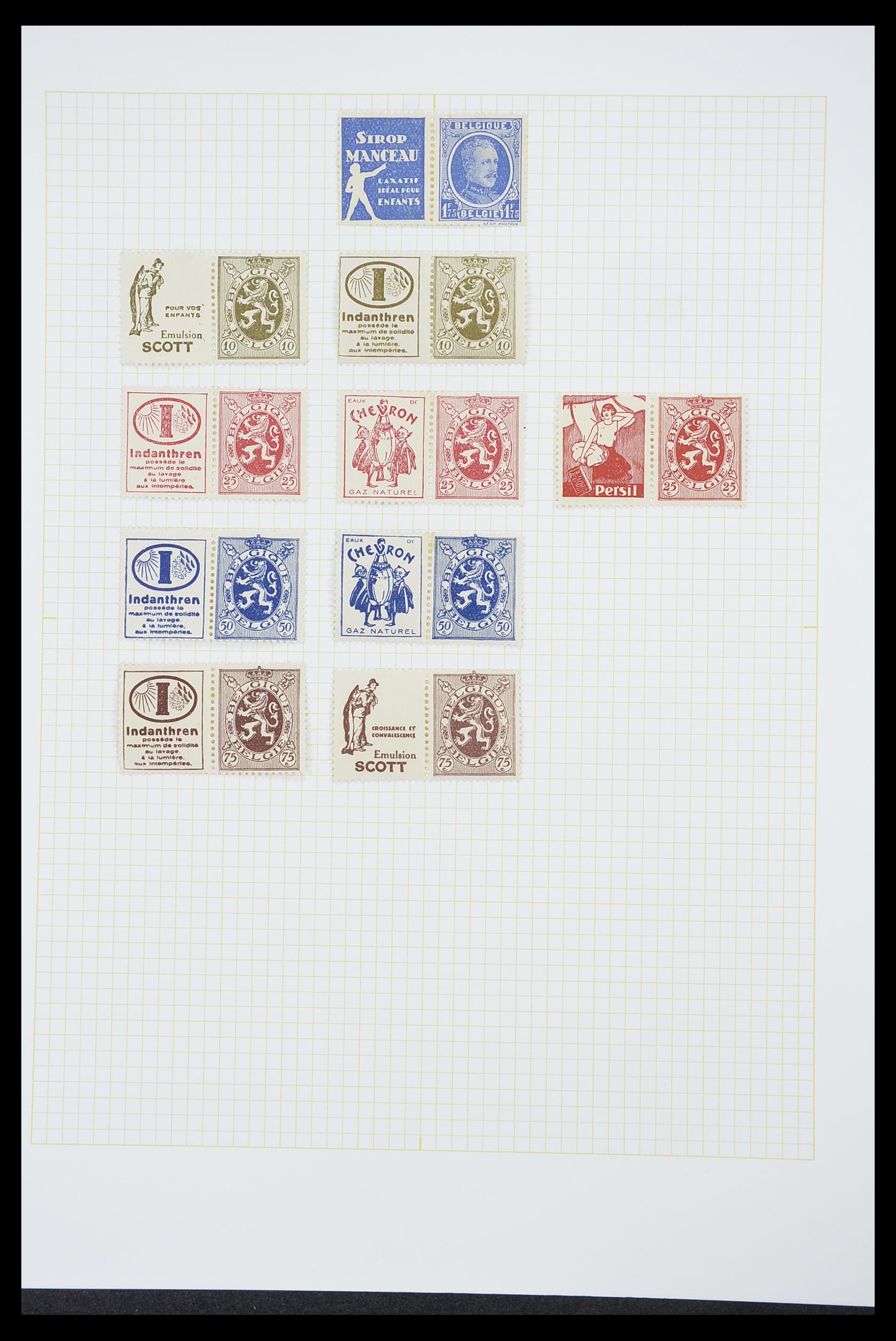33424 062 - Postzegelverzameling 33424 België 1697(!)-1960.
