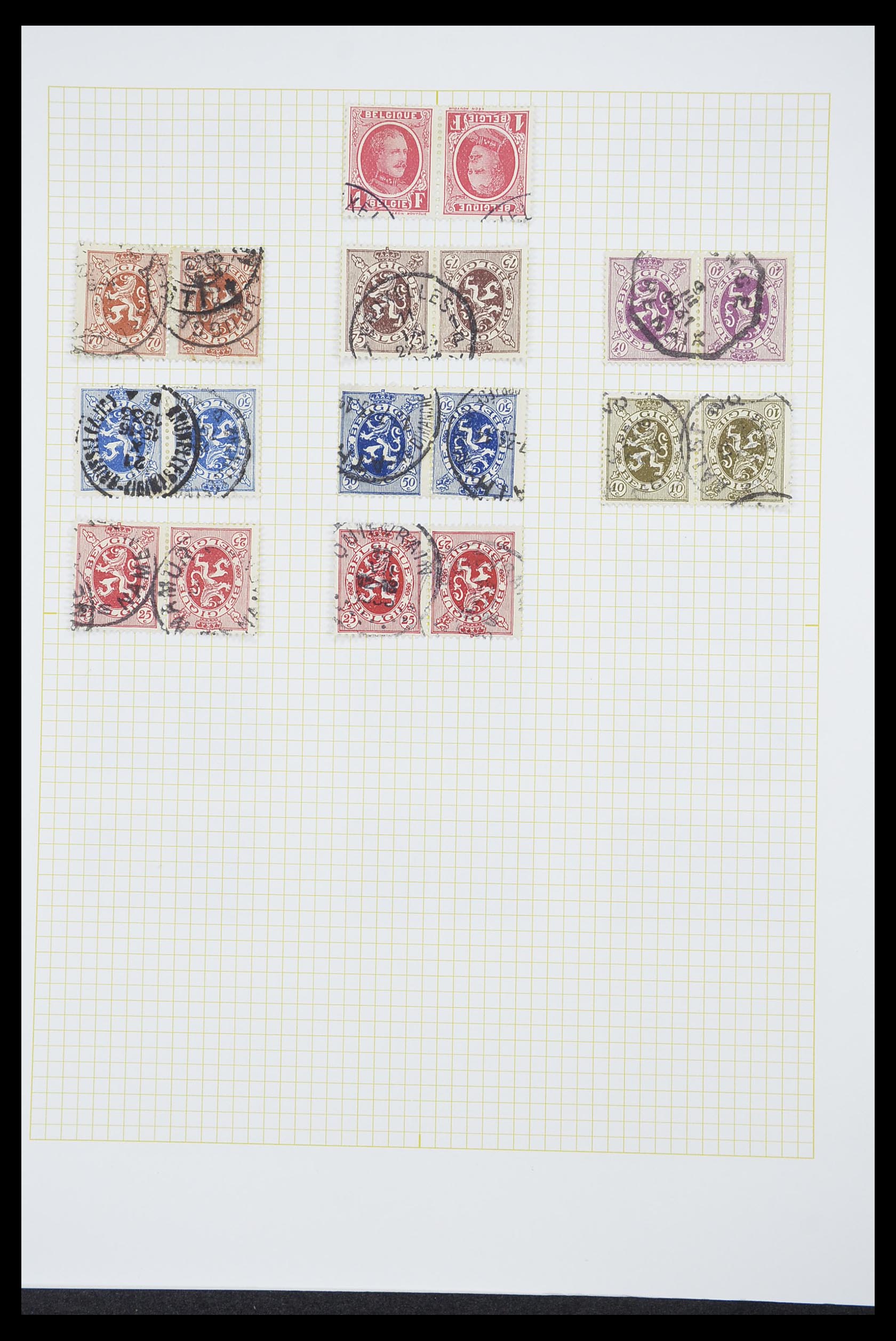 33424 063 - Postzegelverzameling 33424 België 1697(!)-1960.