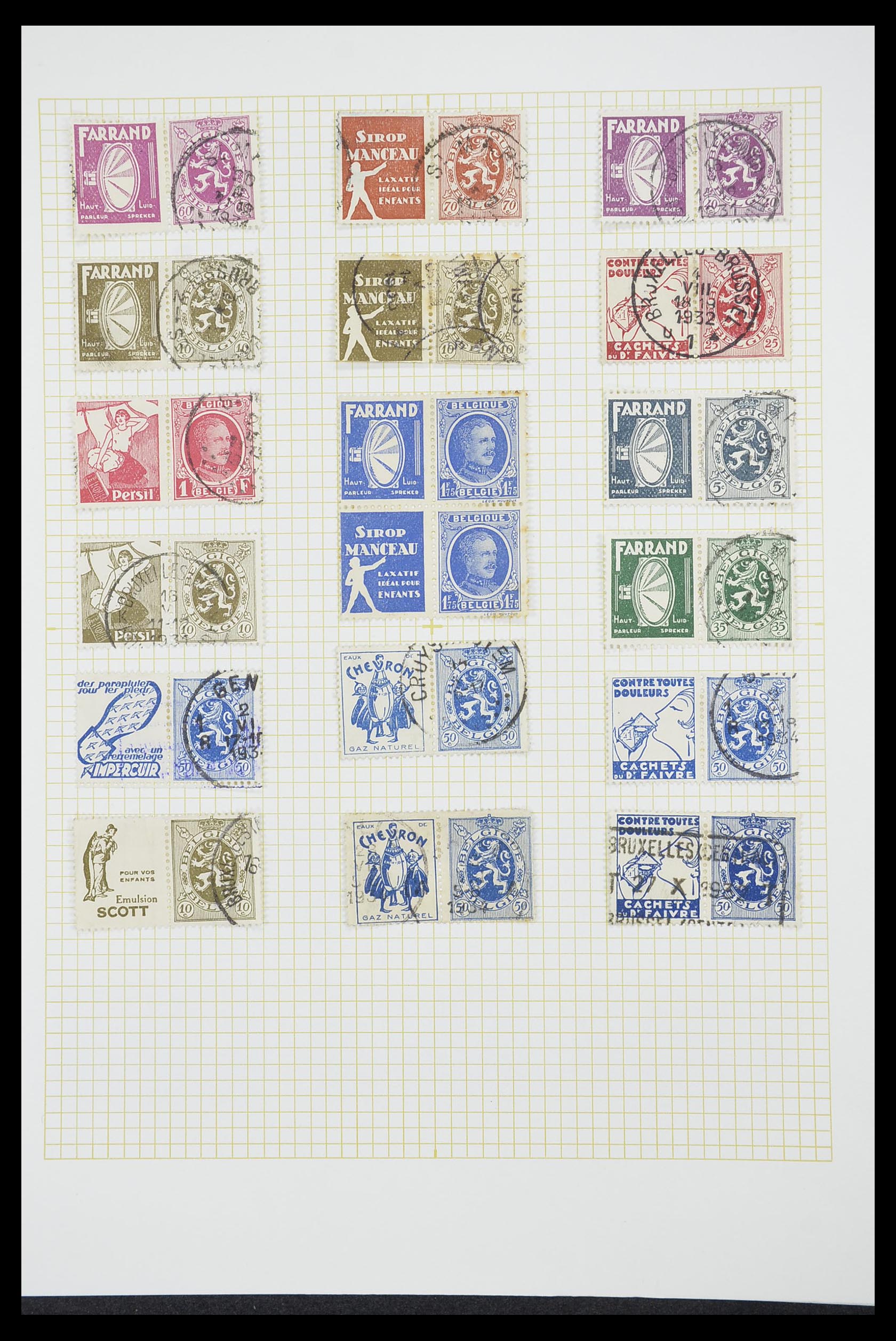 33424 064 - Postzegelverzameling 33424 België 1697(!)-1960.