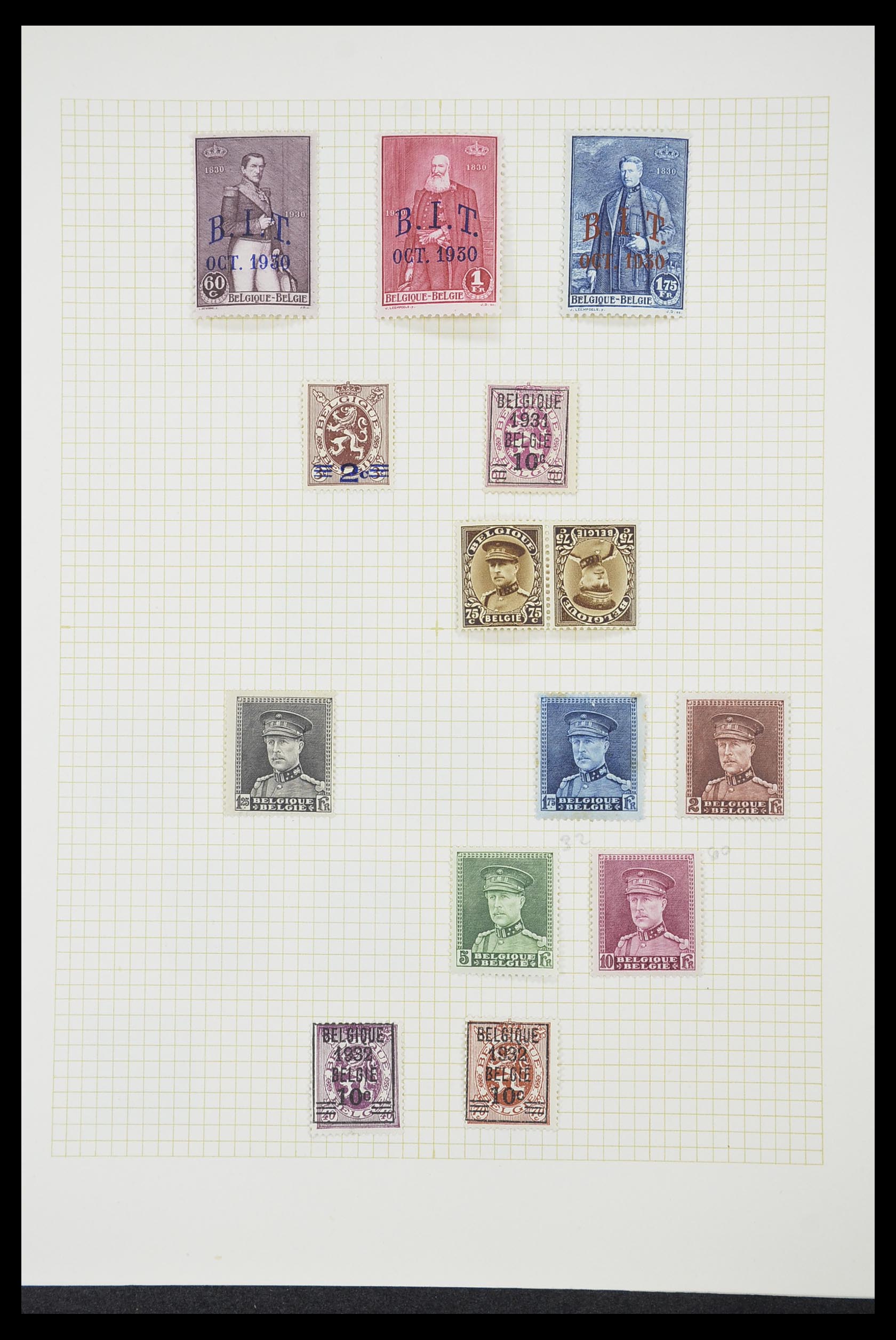 33424 070 - Postzegelverzameling 33424 België 1697(!)-1960.