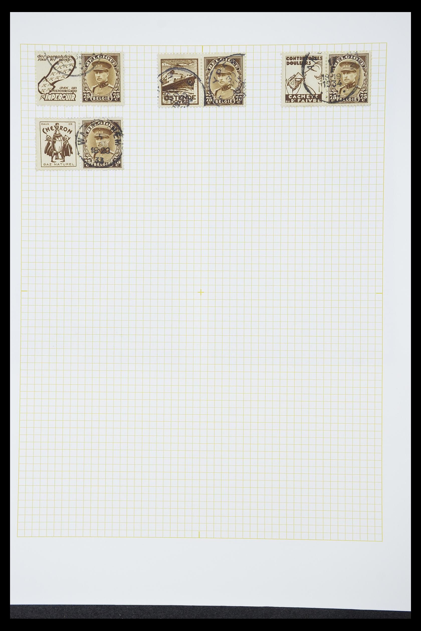 33424 073 - Postzegelverzameling 33424 België 1697(!)-1960.