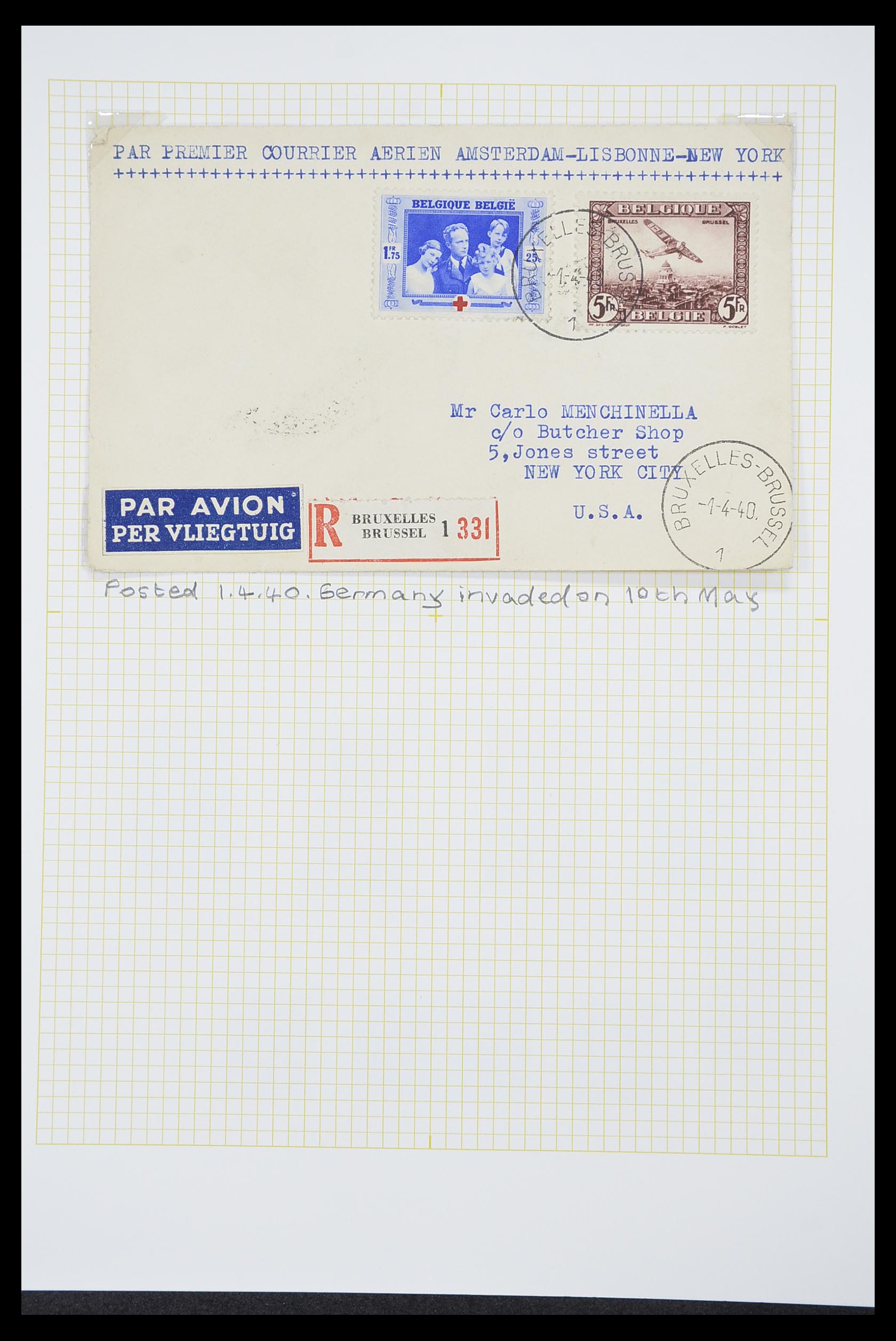 33424 081 - Postzegelverzameling 33424 België 1697(!)-1960.