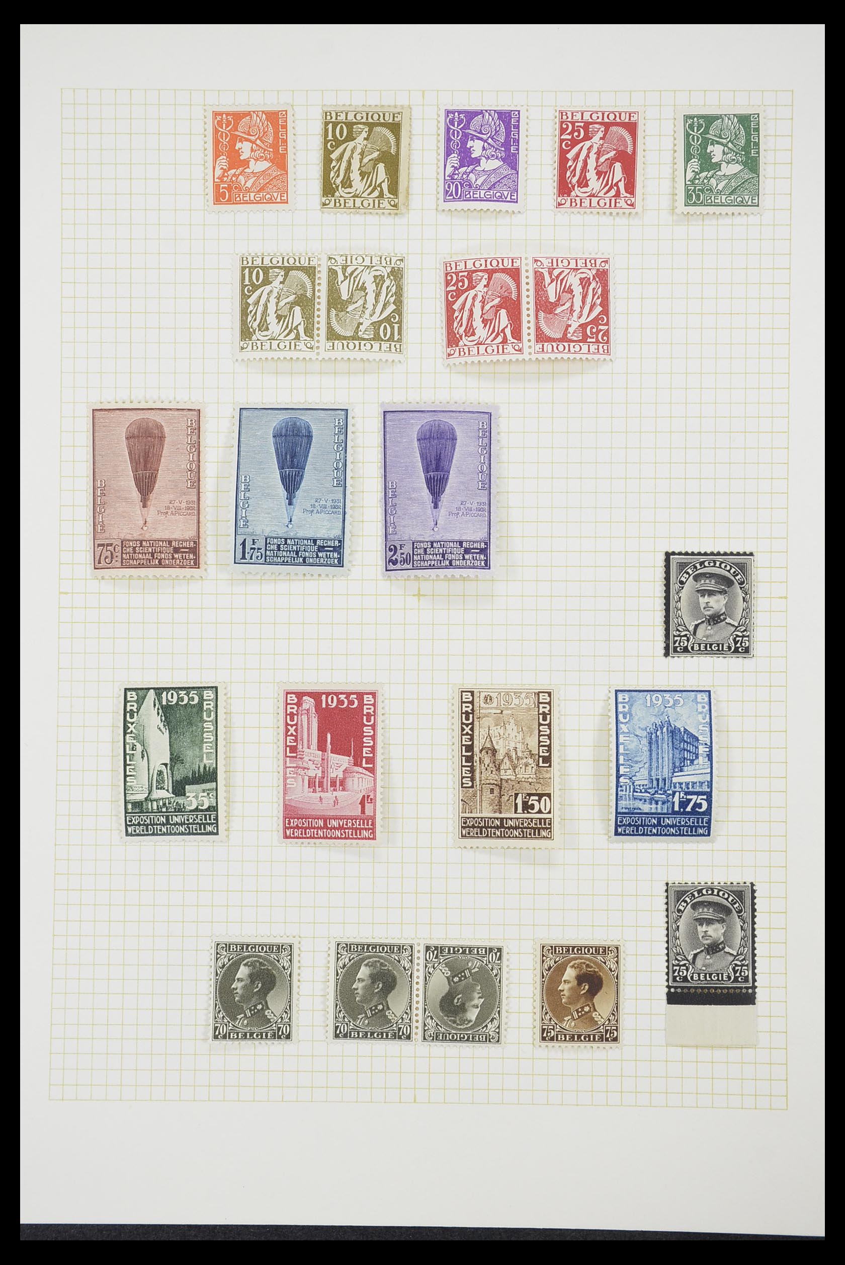 33424 082 - Postzegelverzameling 33424 België 1697(!)-1960.
