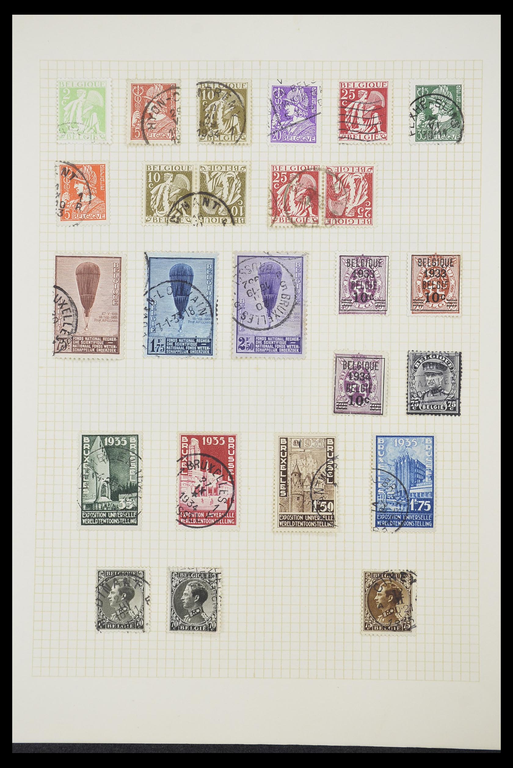 33424 083 - Postzegelverzameling 33424 België 1697(!)-1960.