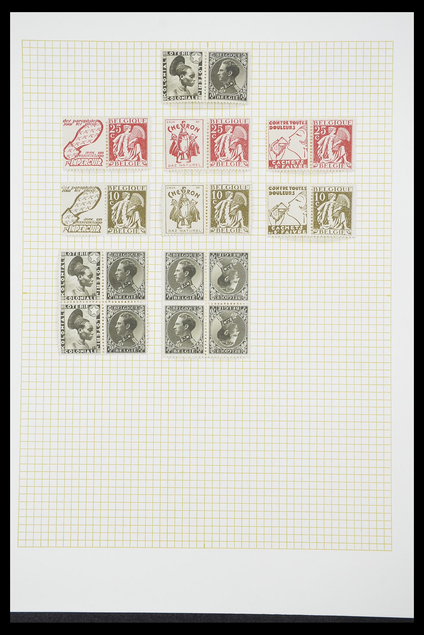 33424 084 - Postzegelverzameling 33424 België 1697(!)-1960.