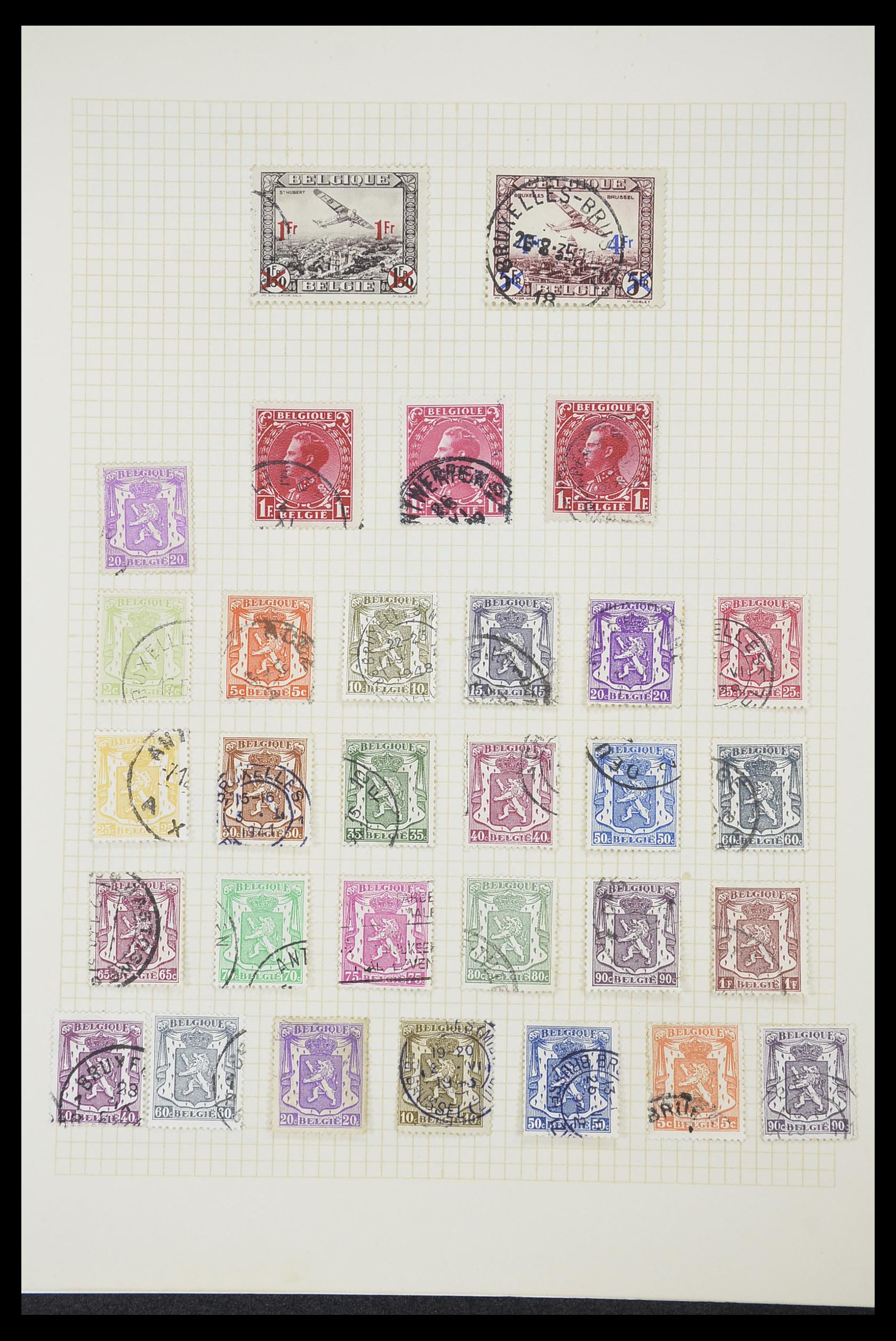 33424 087 - Postzegelverzameling 33424 België 1697(!)-1960.
