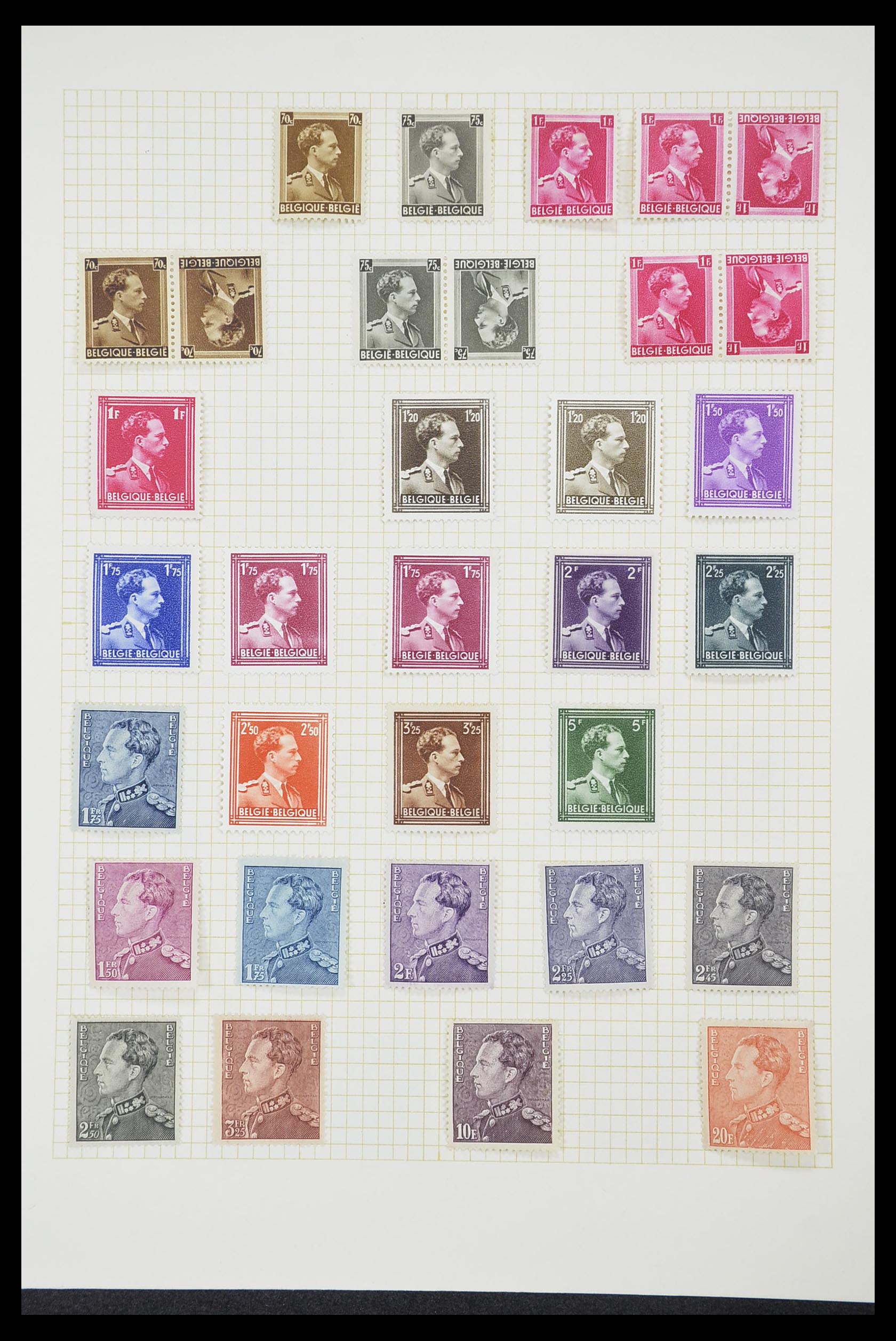 33424 091 - Postzegelverzameling 33424 België 1697(!)-1960.