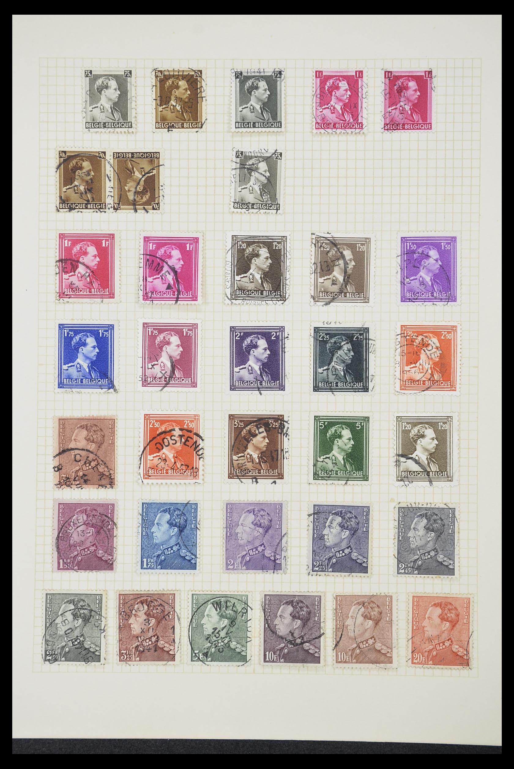 33424 092 - Postzegelverzameling 33424 België 1697(!)-1960.