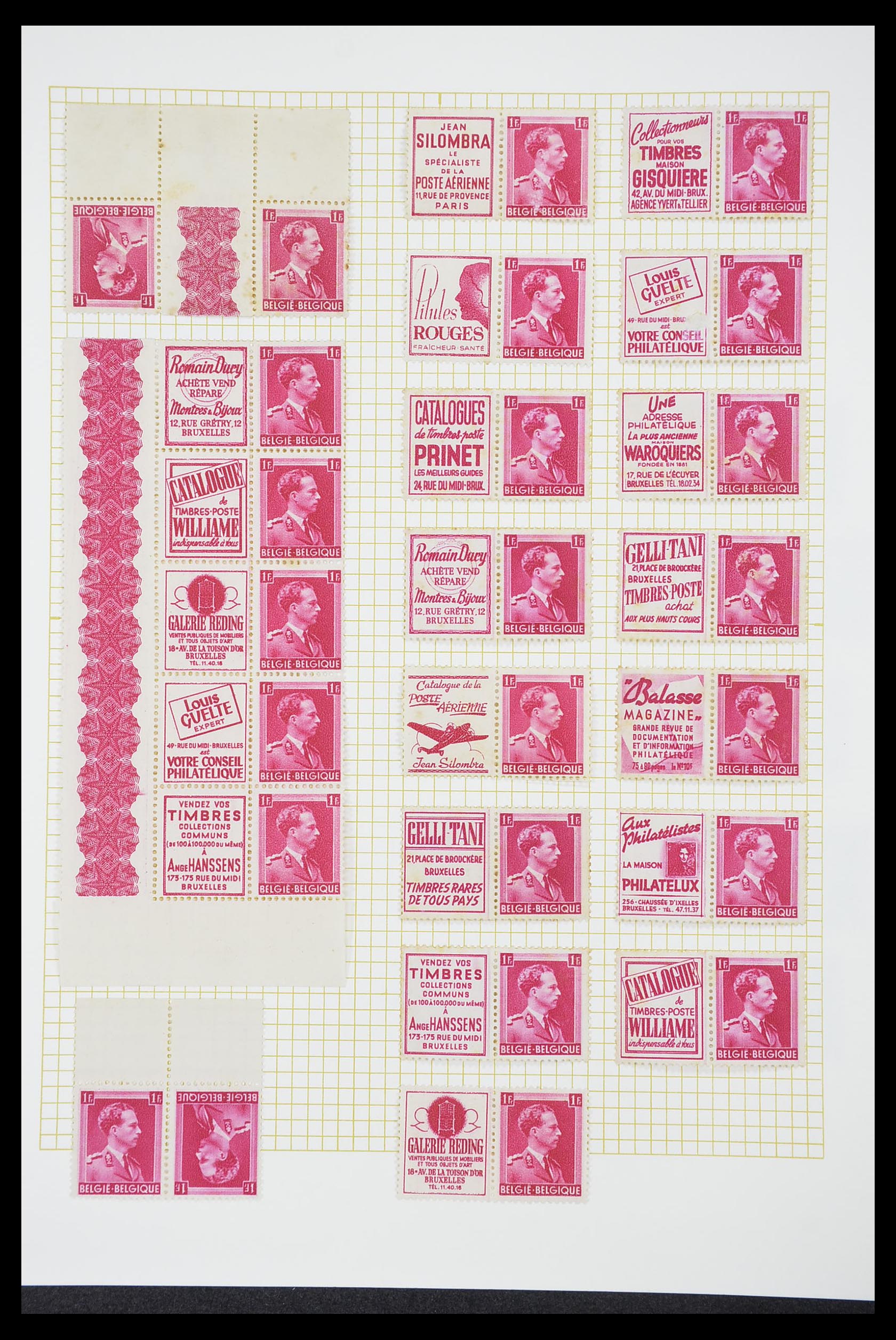 33424 094 - Postzegelverzameling 33424 België 1697(!)-1960.