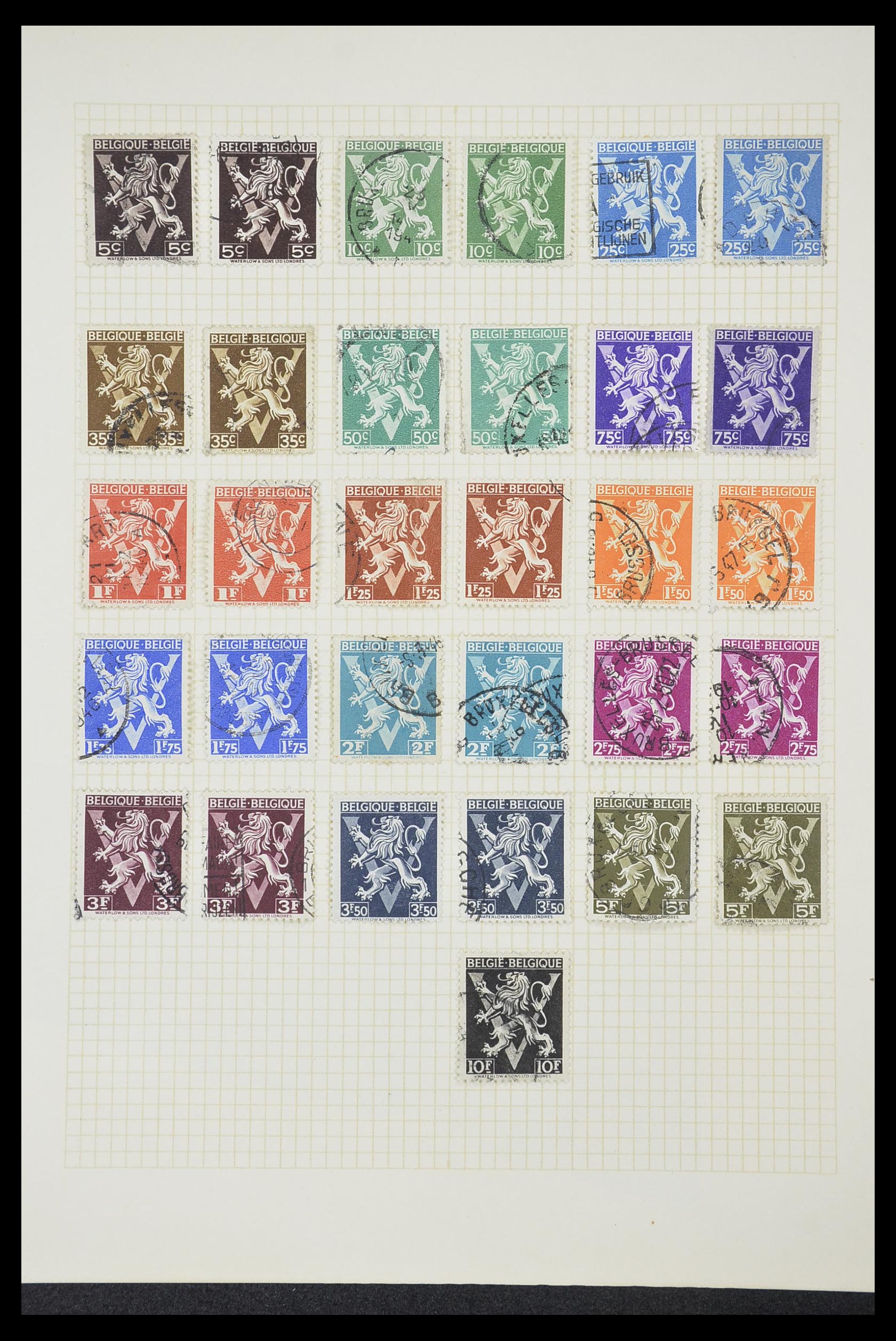 33424 102 - Postzegelverzameling 33424 België 1697(!)-1960.