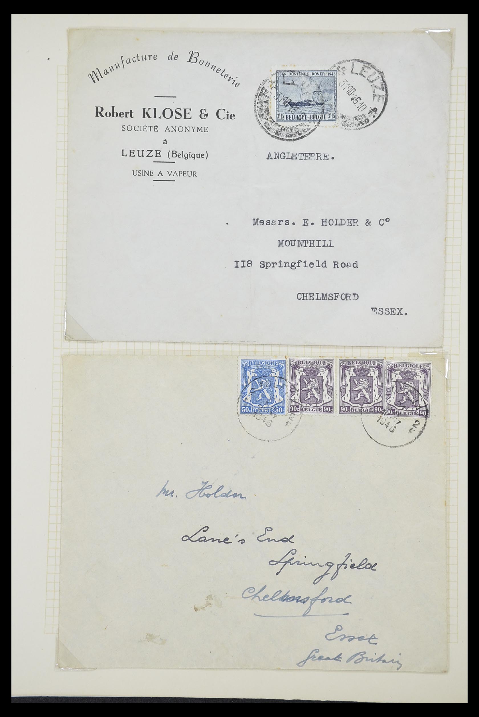 33424 104 - Postzegelverzameling 33424 België 1697(!)-1960.