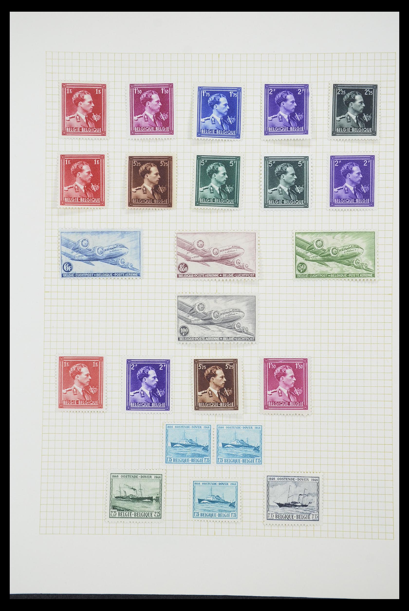 33424 105 - Postzegelverzameling 33424 België 1697(!)-1960.