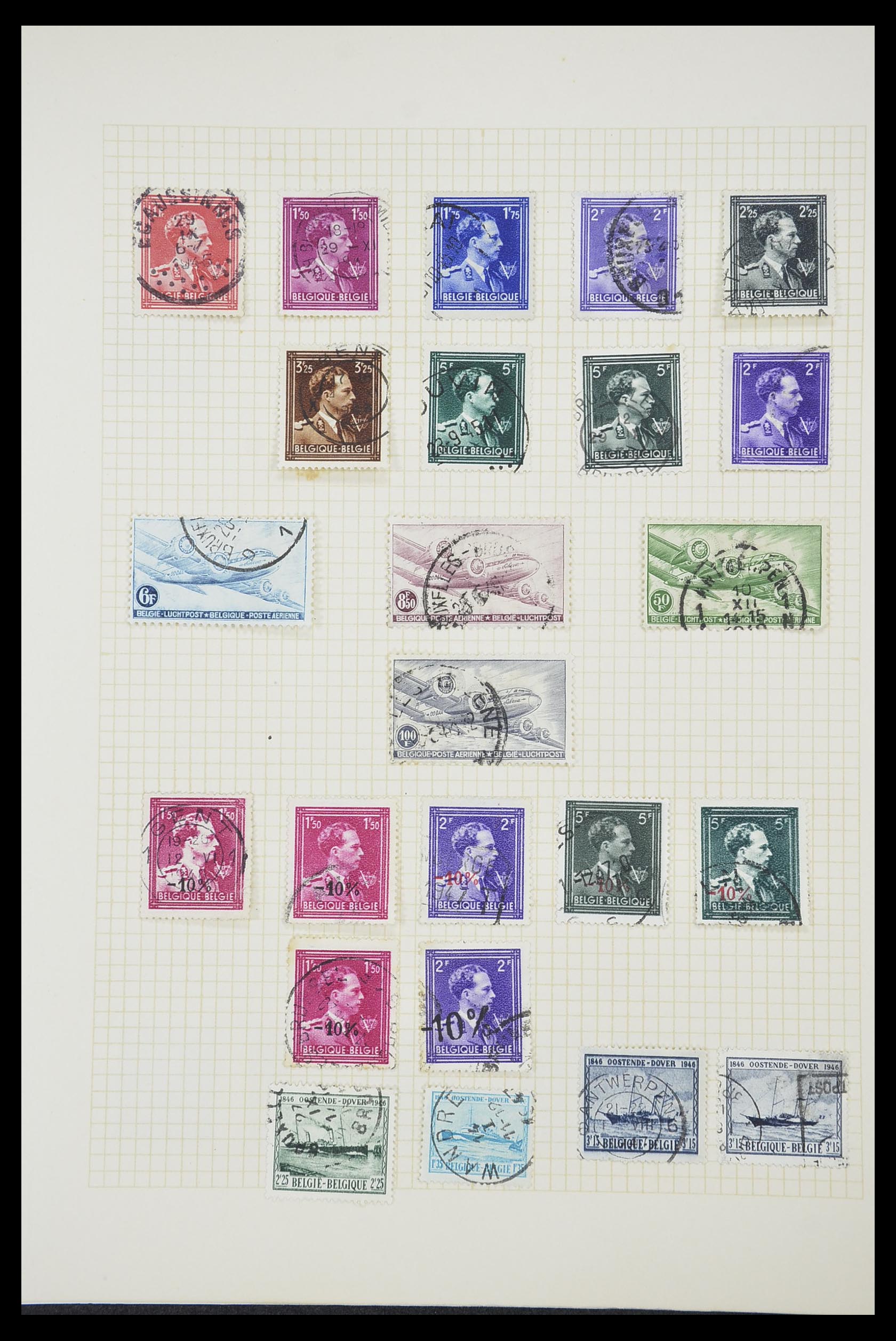 33424 106 - Postzegelverzameling 33424 België 1697(!)-1960.