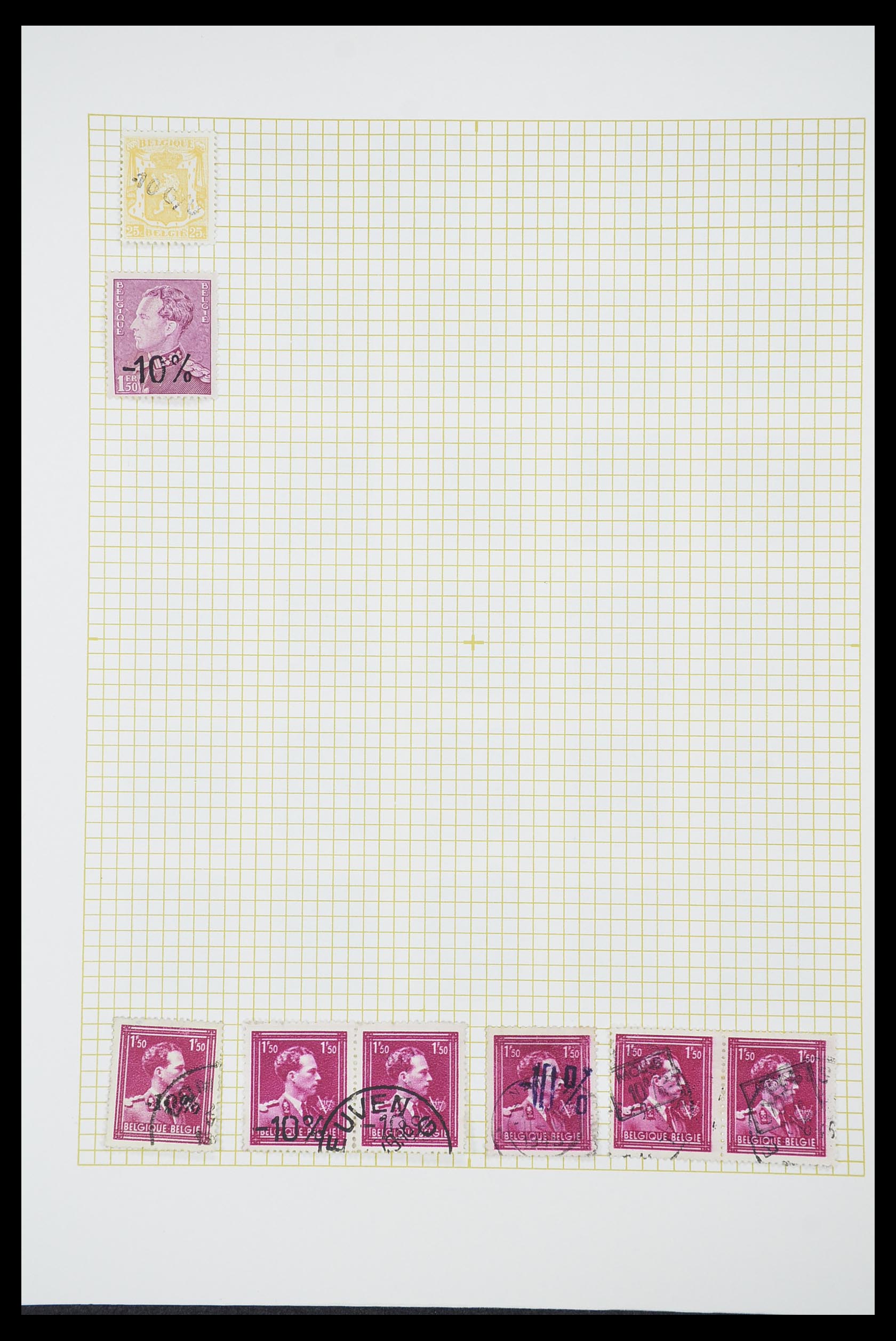 33424 107 - Postzegelverzameling 33424 België 1697(!)-1960.