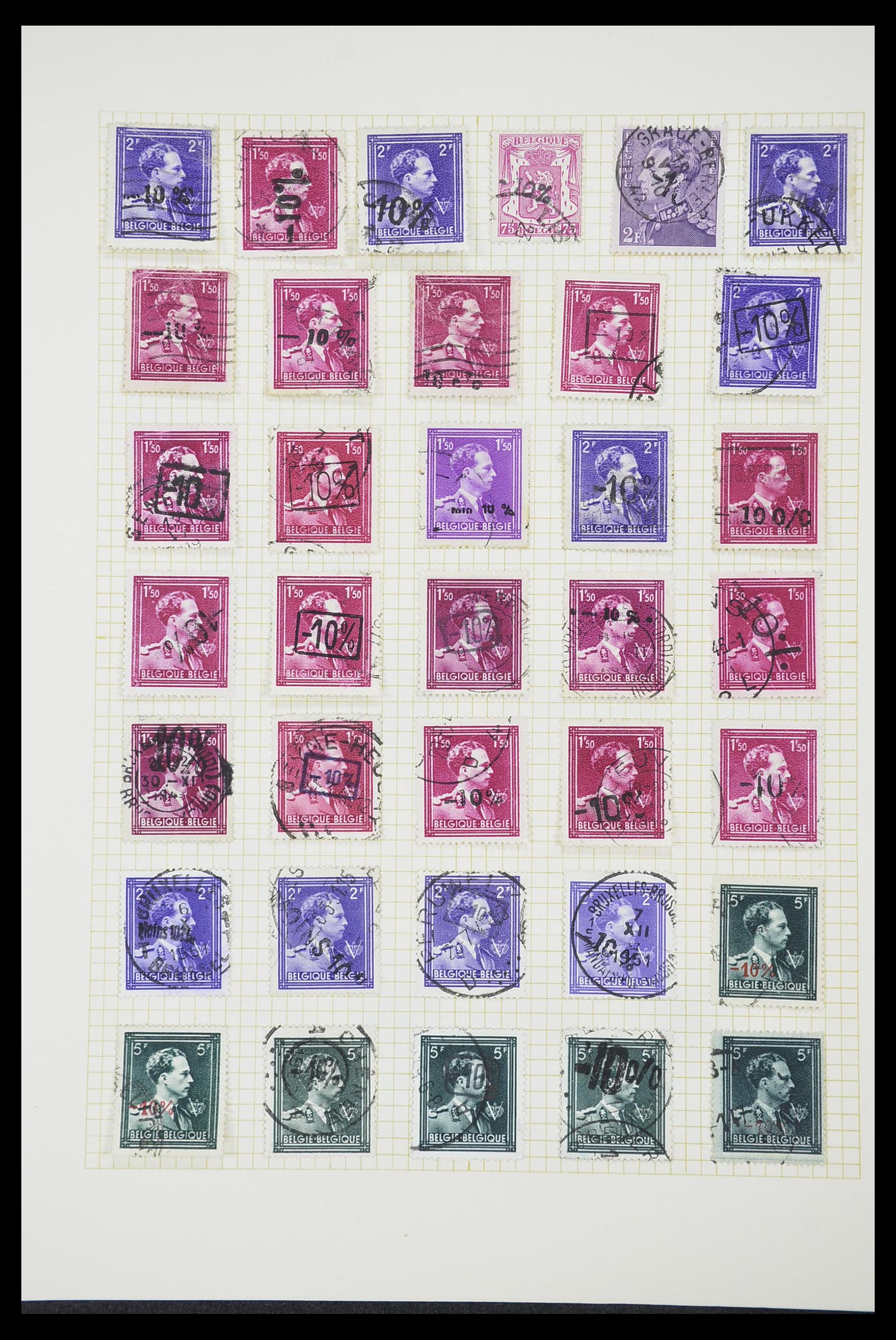 33424 108 - Postzegelverzameling 33424 België 1697(!)-1960.