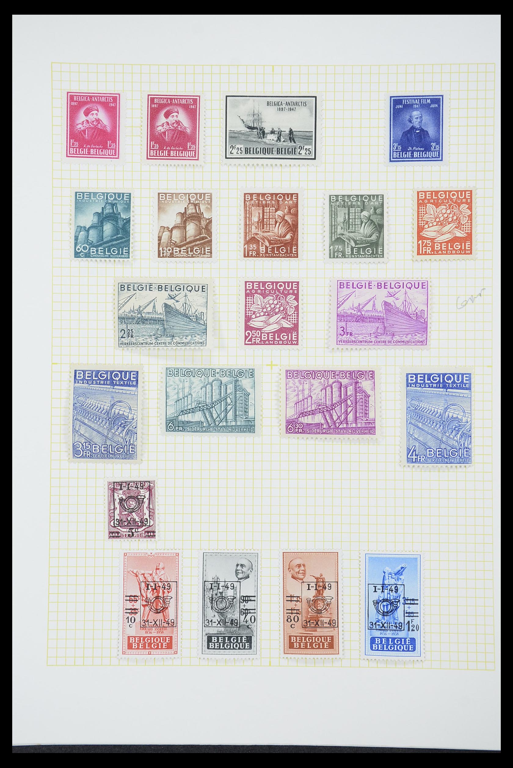 33424 109 - Postzegelverzameling 33424 België 1697(!)-1960.