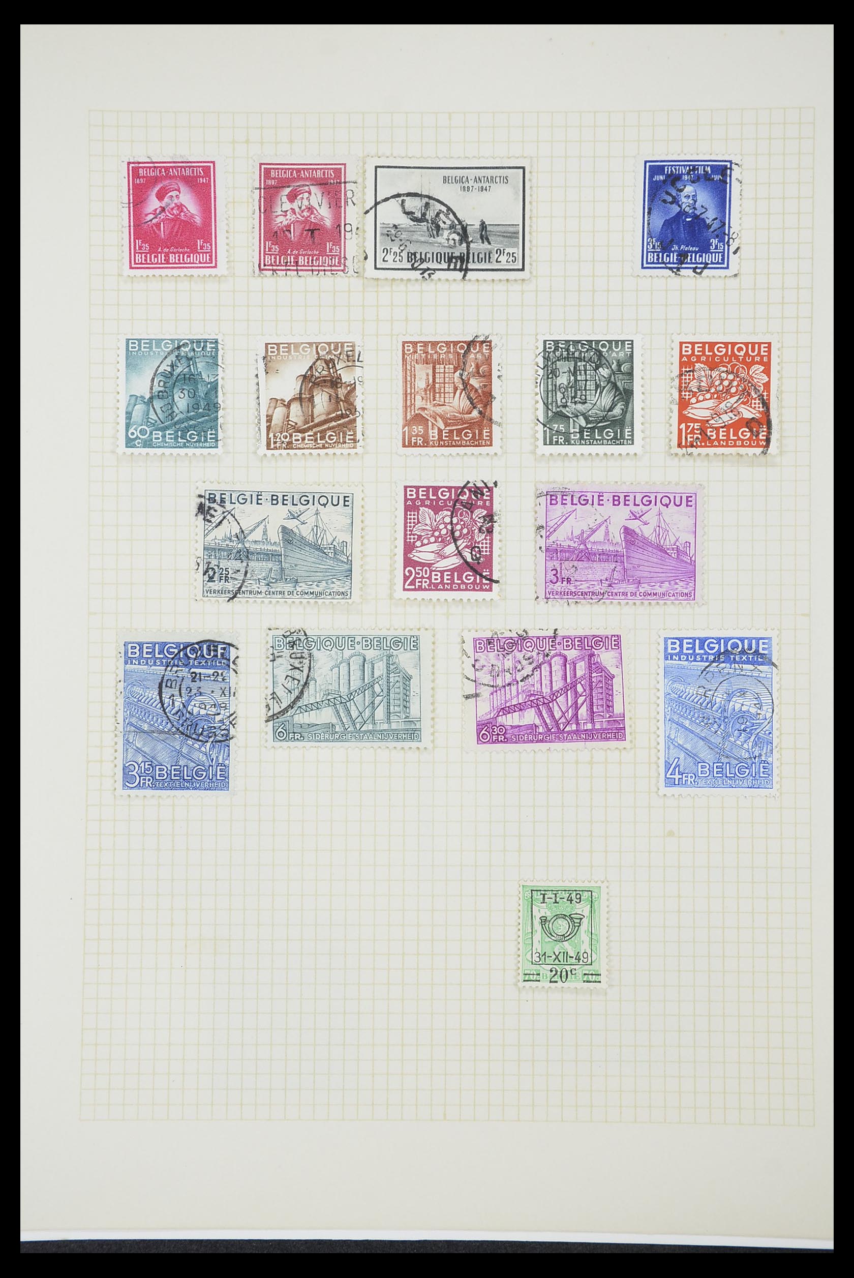 33424 110 - Postzegelverzameling 33424 België 1697(!)-1960.