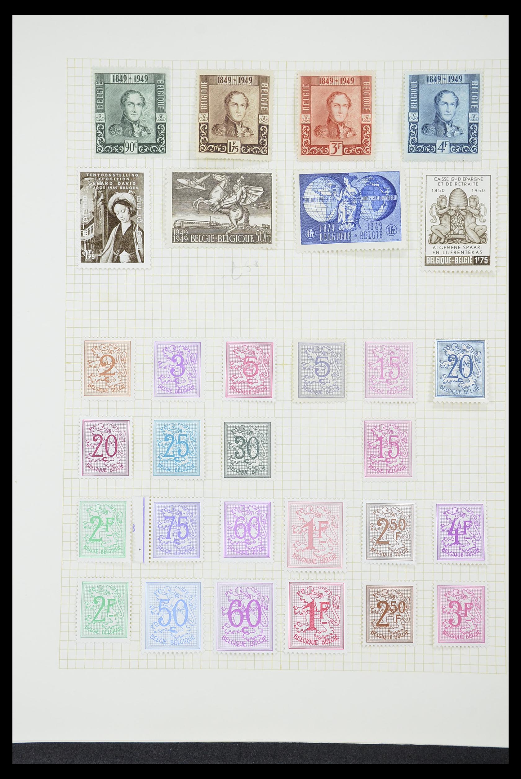 33424 113 - Postzegelverzameling 33424 België 1697(!)-1960.