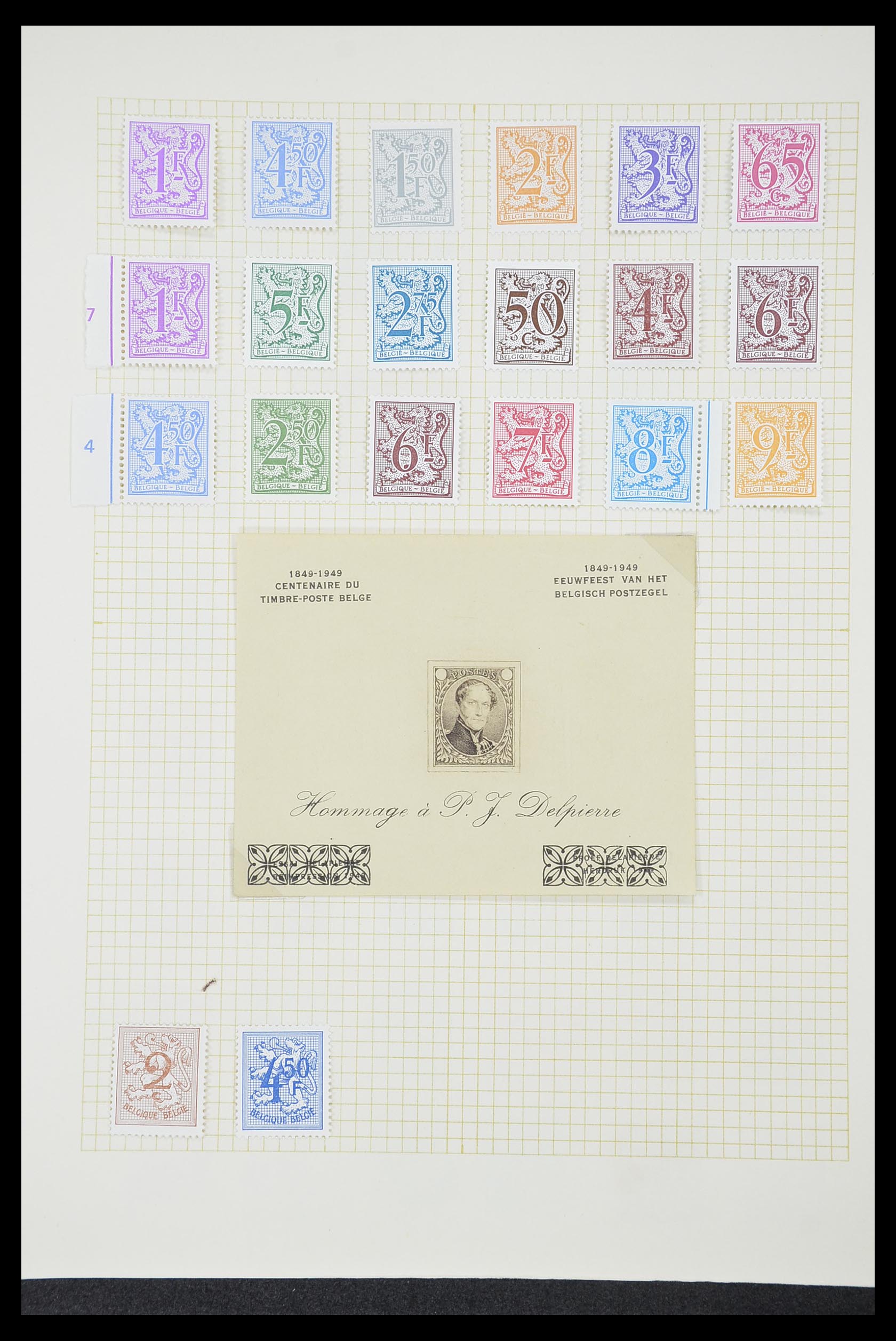 33424 114 - Postzegelverzameling 33424 België 1697(!)-1960.