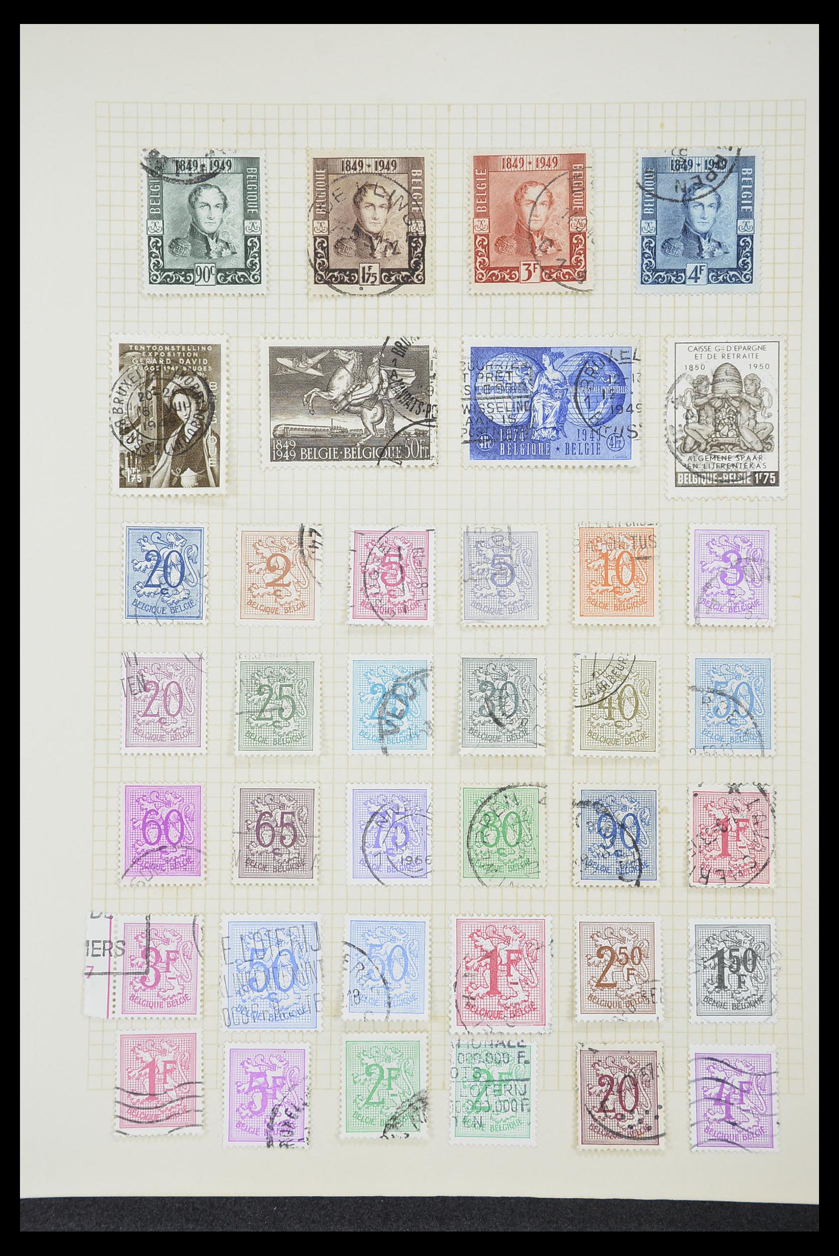 33424 115 - Postzegelverzameling 33424 België 1697(!)-1960.