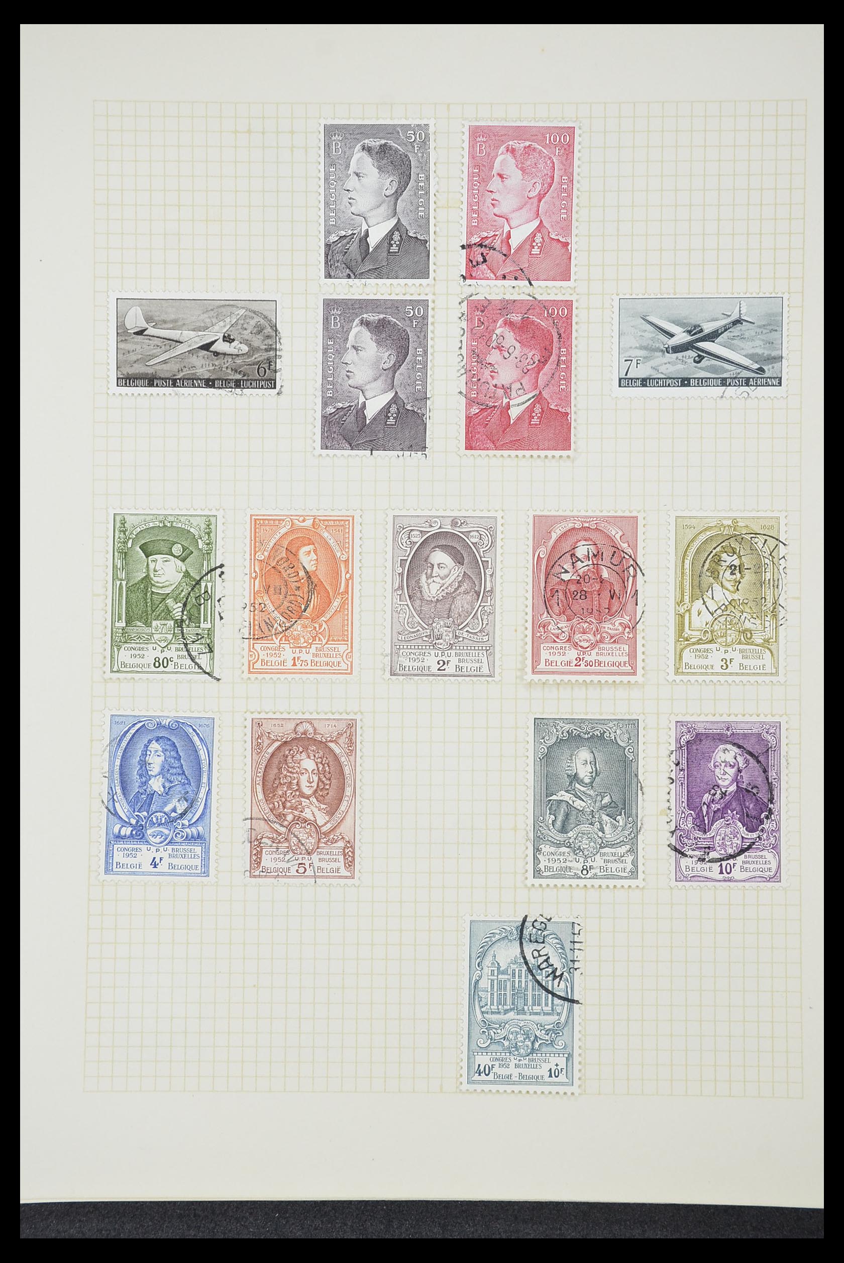 33424 118 - Postzegelverzameling 33424 België 1697(!)-1960.