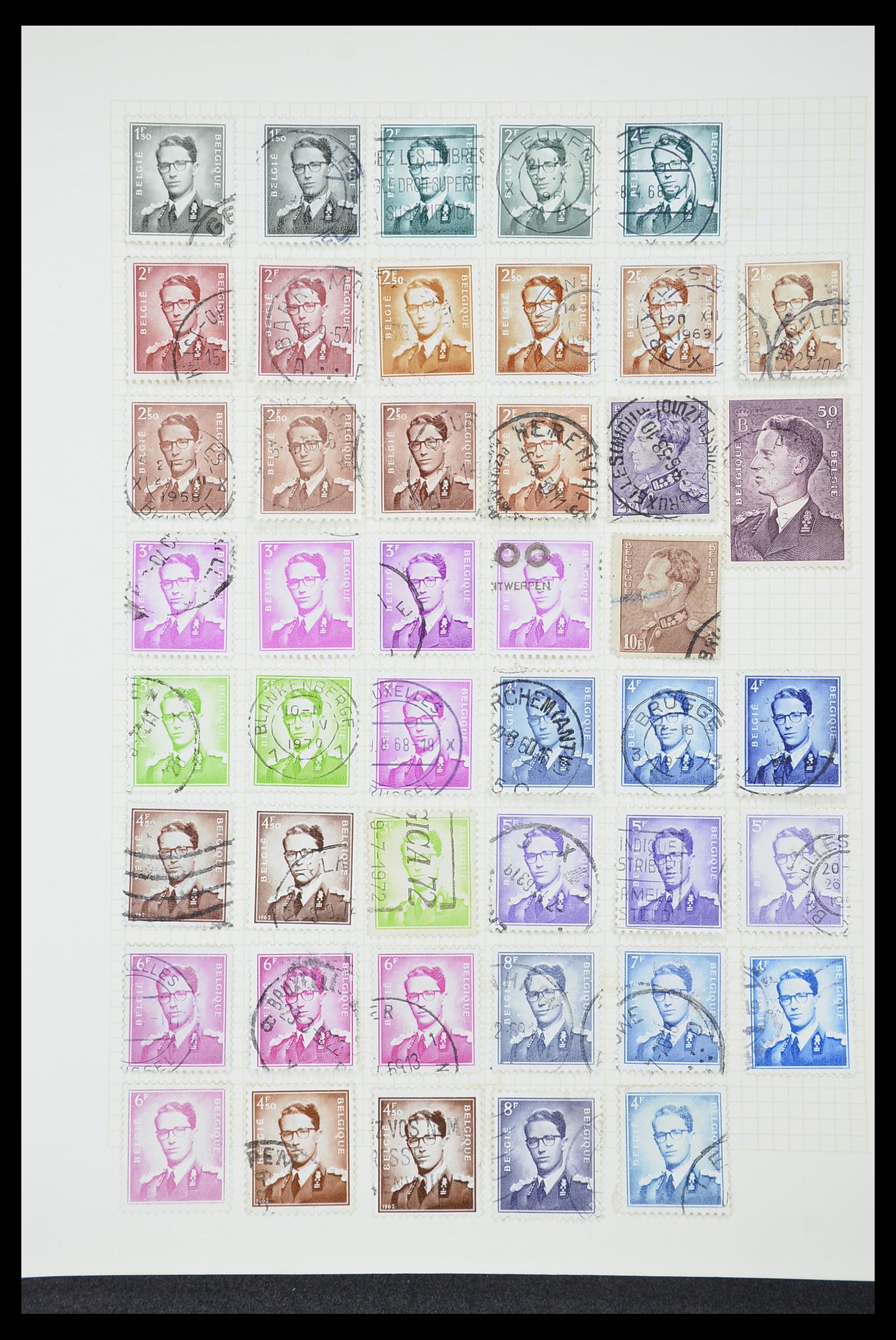 33424 121 - Postzegelverzameling 33424 België 1697(!)-1960.