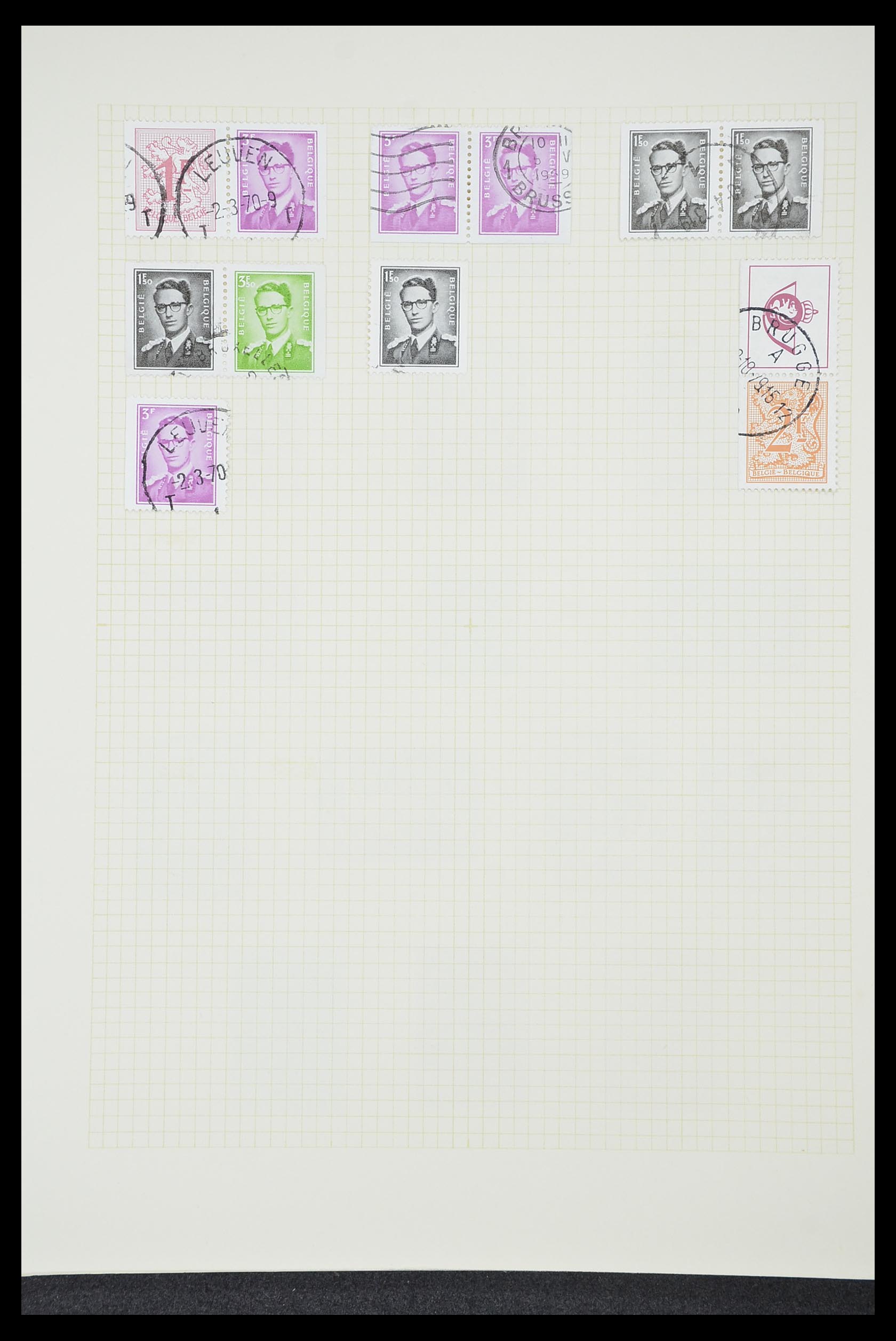 33424 122 - Postzegelverzameling 33424 België 1697(!)-1960.