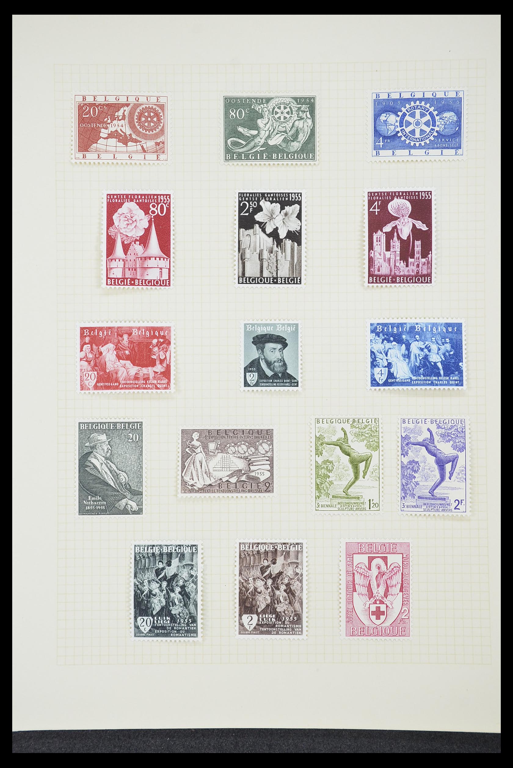 33424 123 - Postzegelverzameling 33424 België 1697(!)-1960.