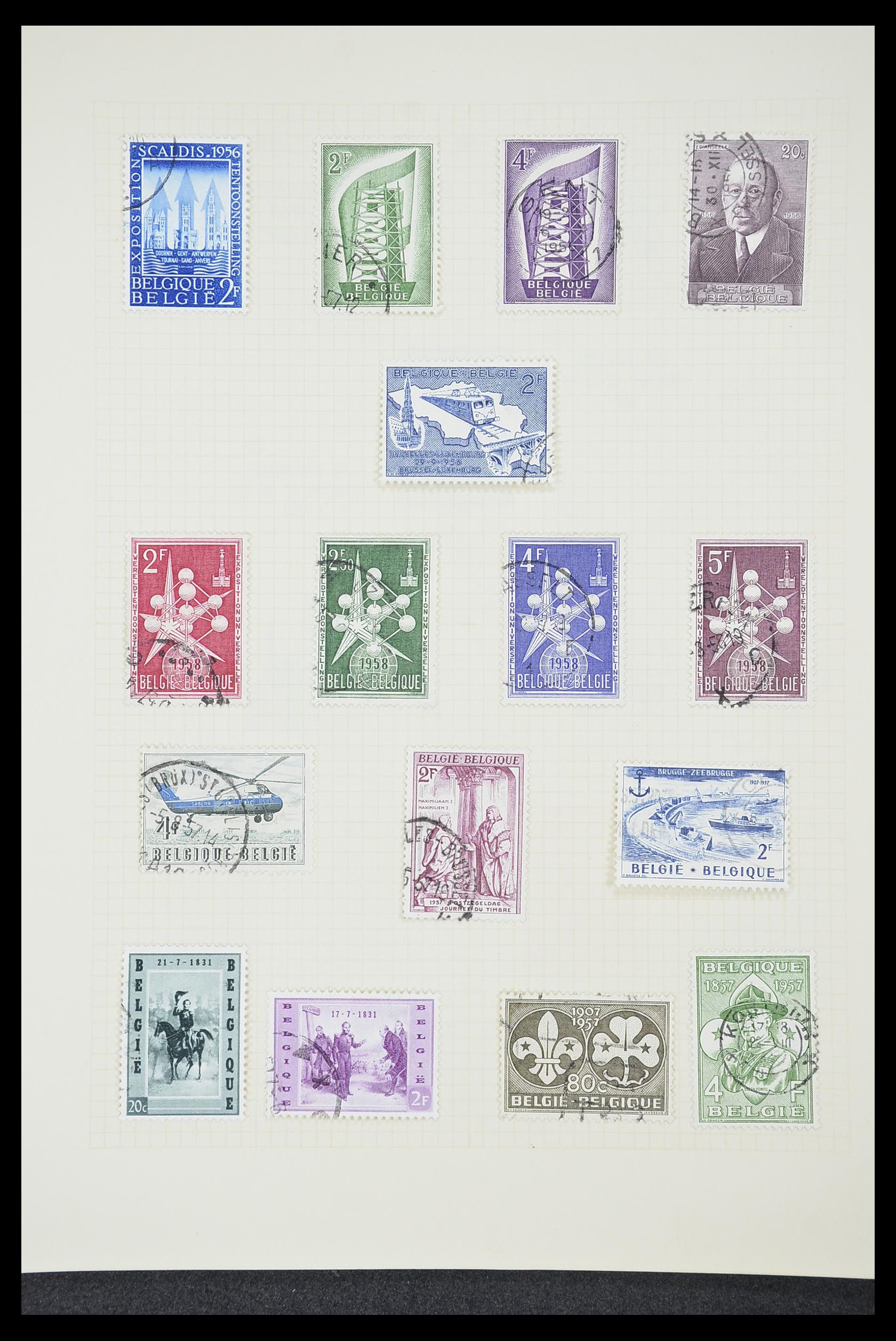 33424 126 - Postzegelverzameling 33424 België 1697(!)-1960.