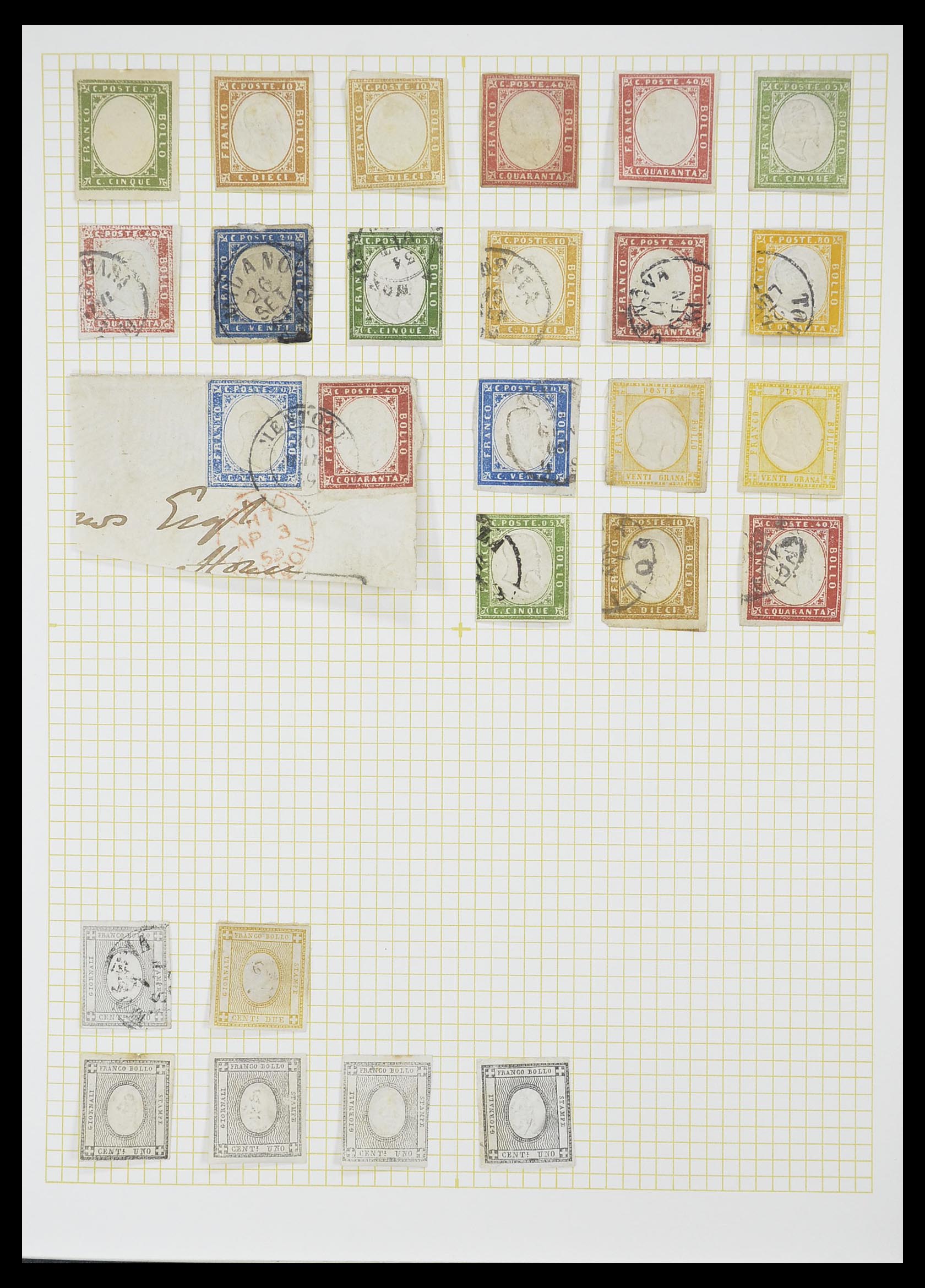 33428 005 - Postzegelverzameling 33428 Italië en Staten 1850-2005.