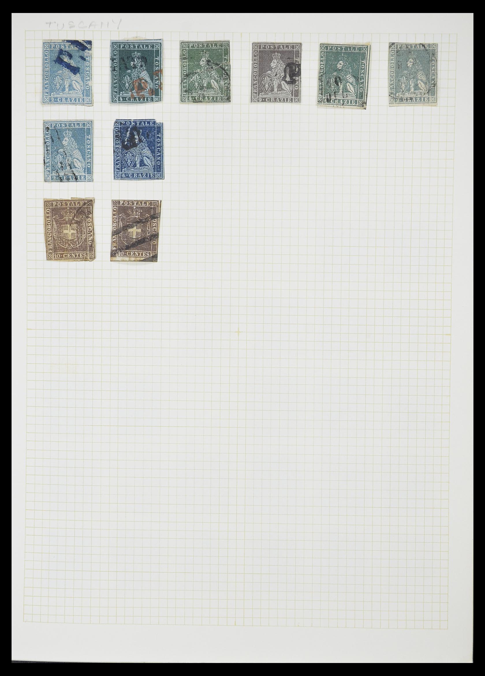 33428 006 - Postzegelverzameling 33428 Italië en Staten 1850-2005.