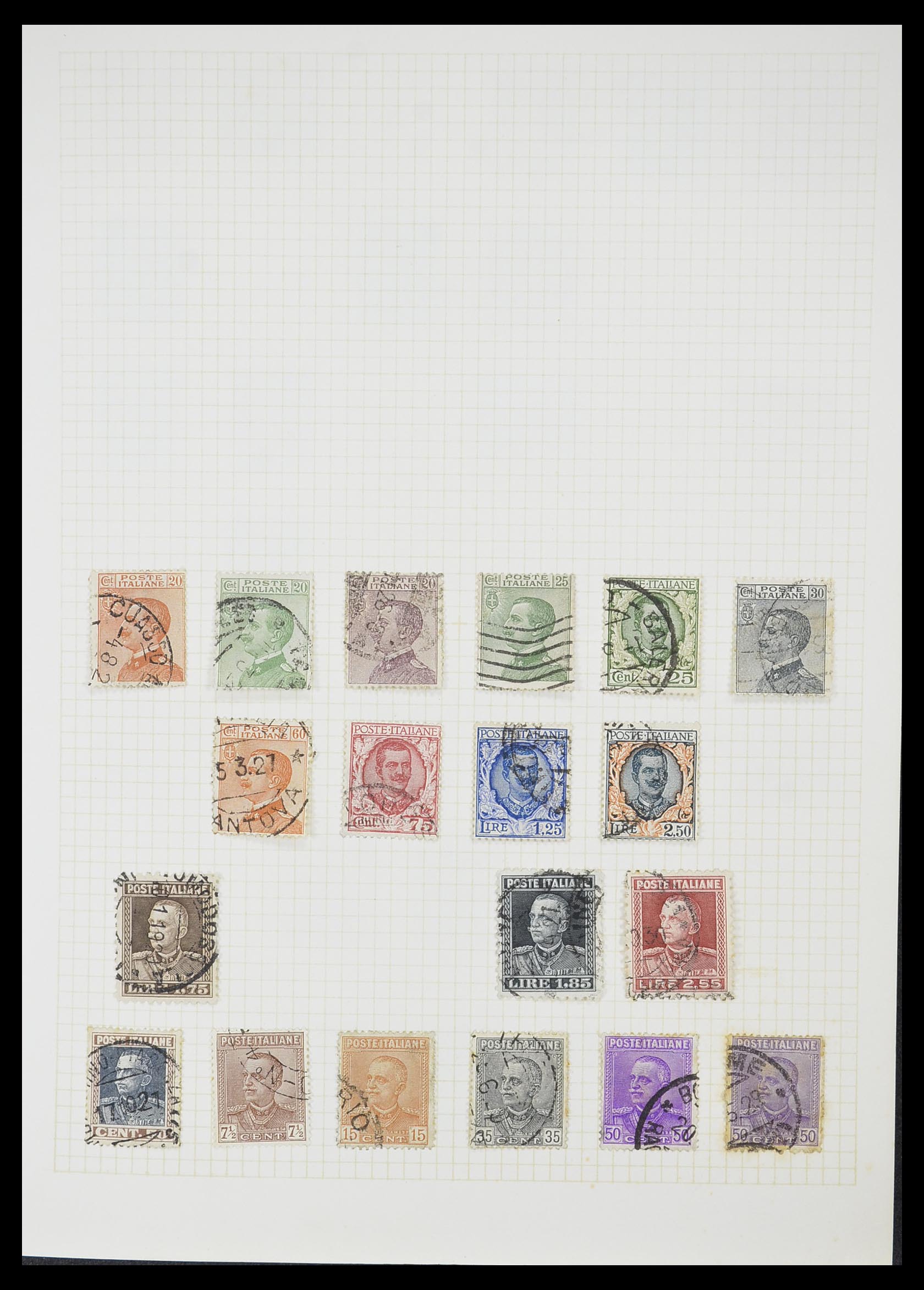 33428 017 - Postzegelverzameling 33428 Italië en Staten 1850-2005.