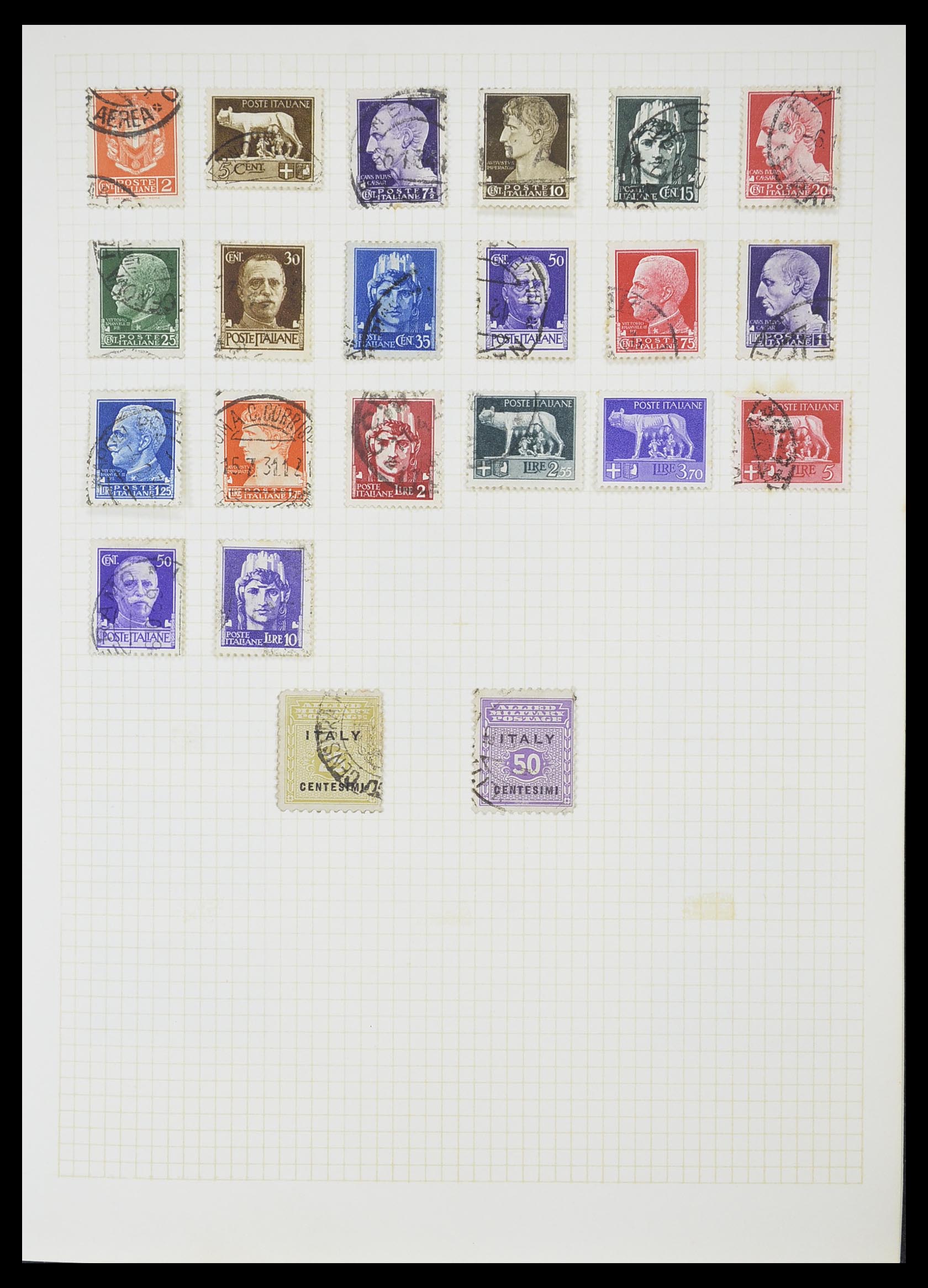 33428 019 - Postzegelverzameling 33428 Italië en Staten 1850-2005.