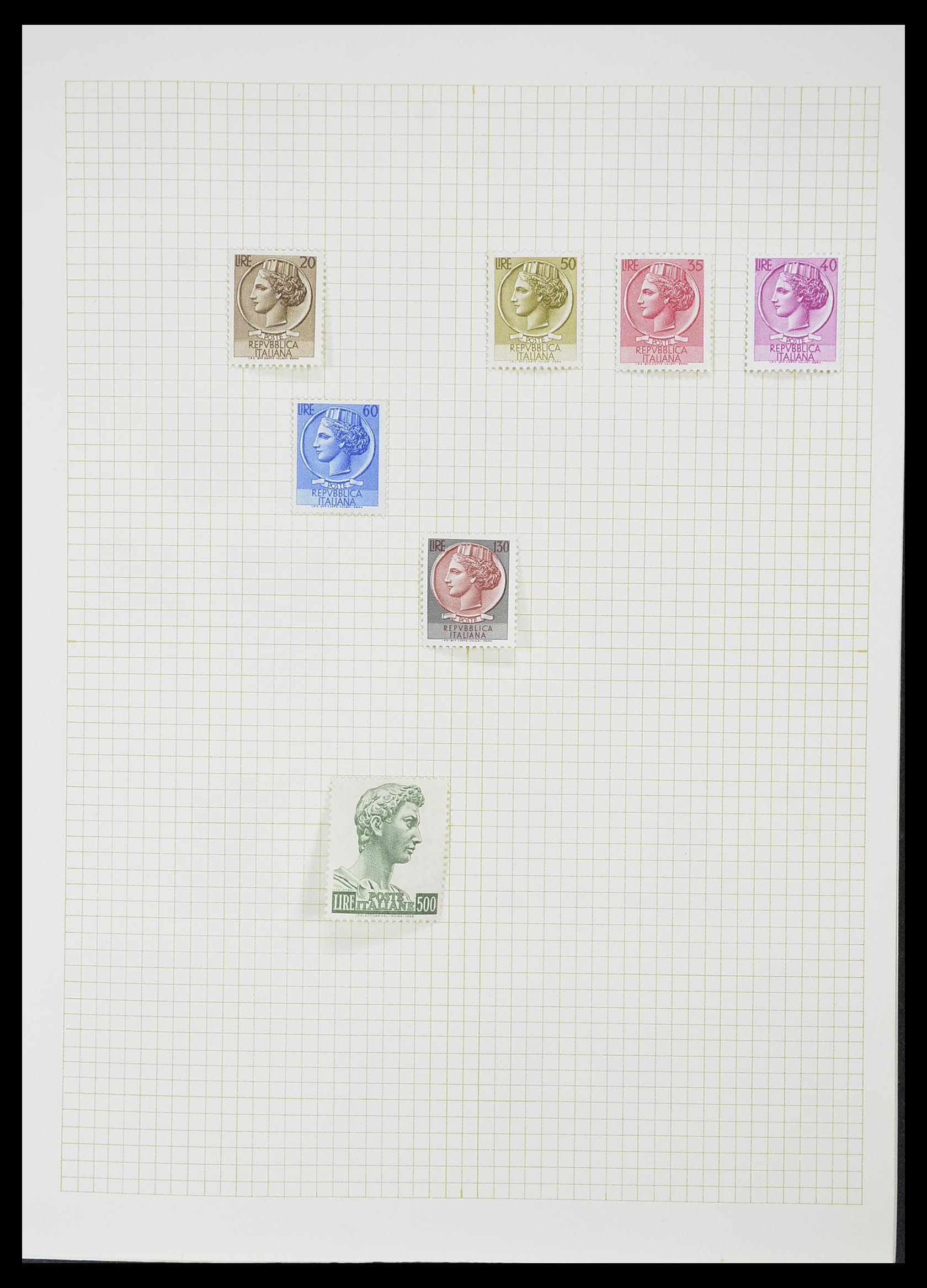 33428 030 - Postzegelverzameling 33428 Italië en Staten 1850-2005.