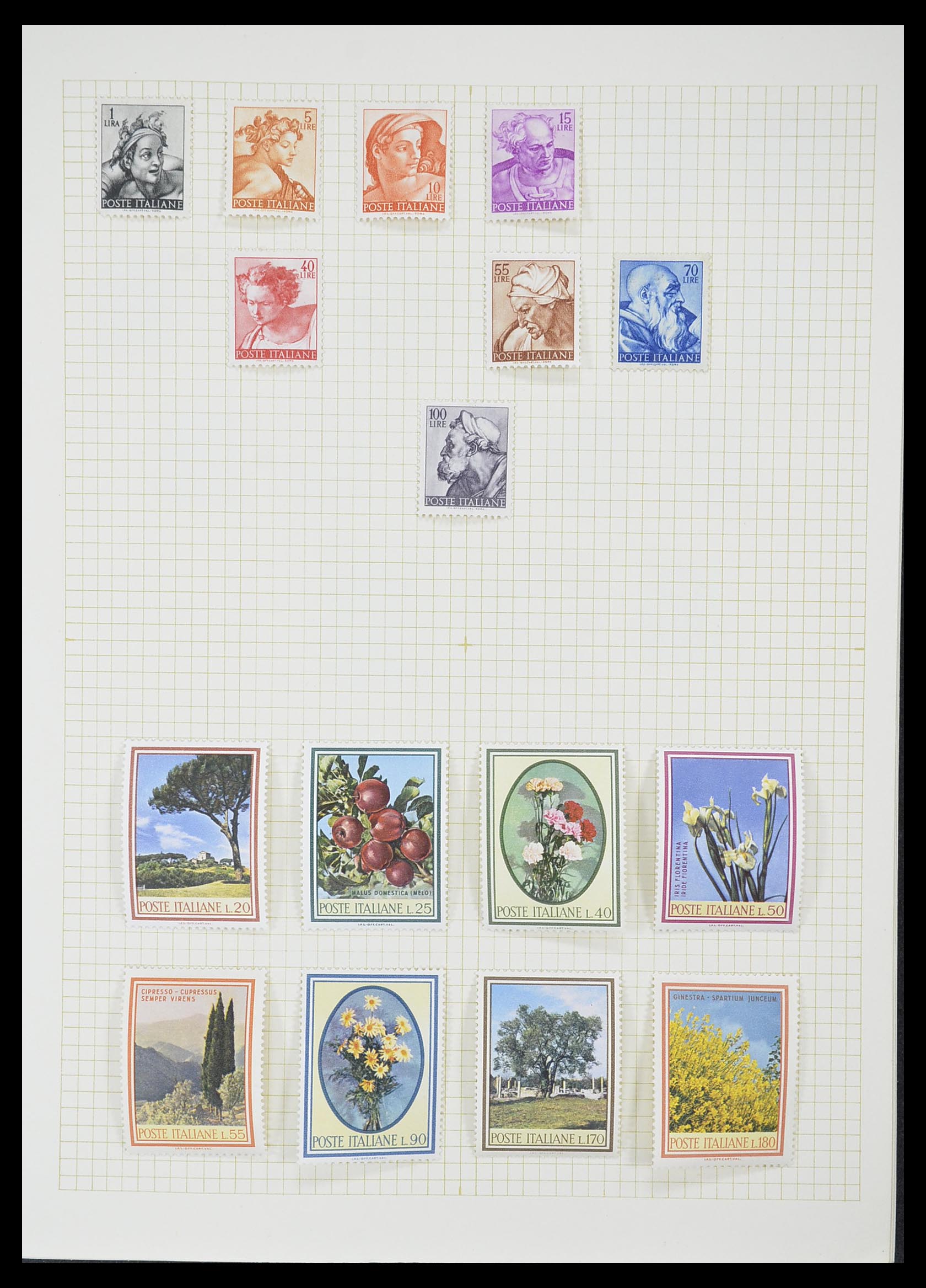 33428 032 - Postzegelverzameling 33428 Italië en Staten 1850-2005.