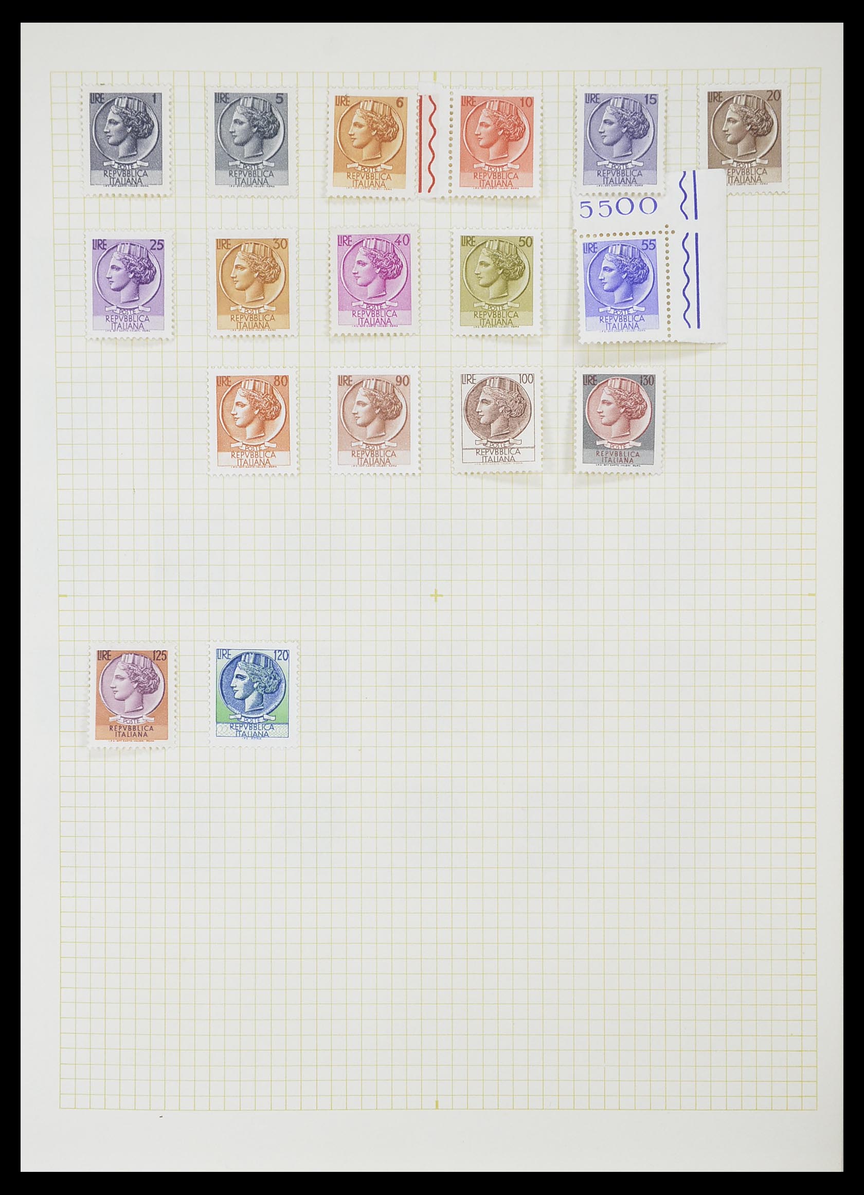 33428 034 - Postzegelverzameling 33428 Italië en Staten 1850-2005.