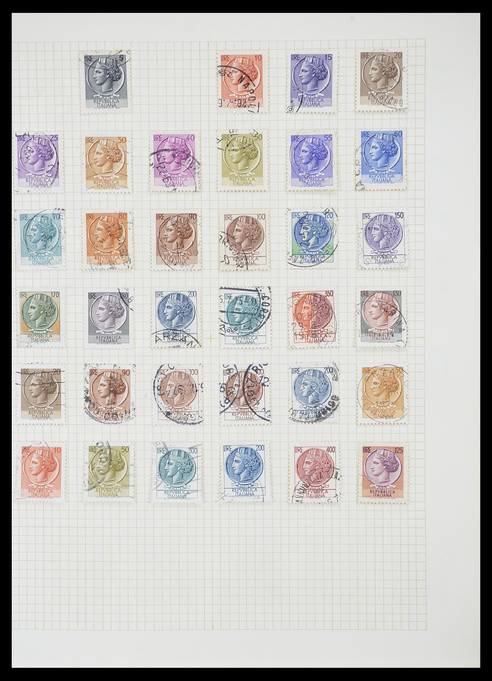 33428 035 - Postzegelverzameling 33428 Italië en Staten 1850-2005.