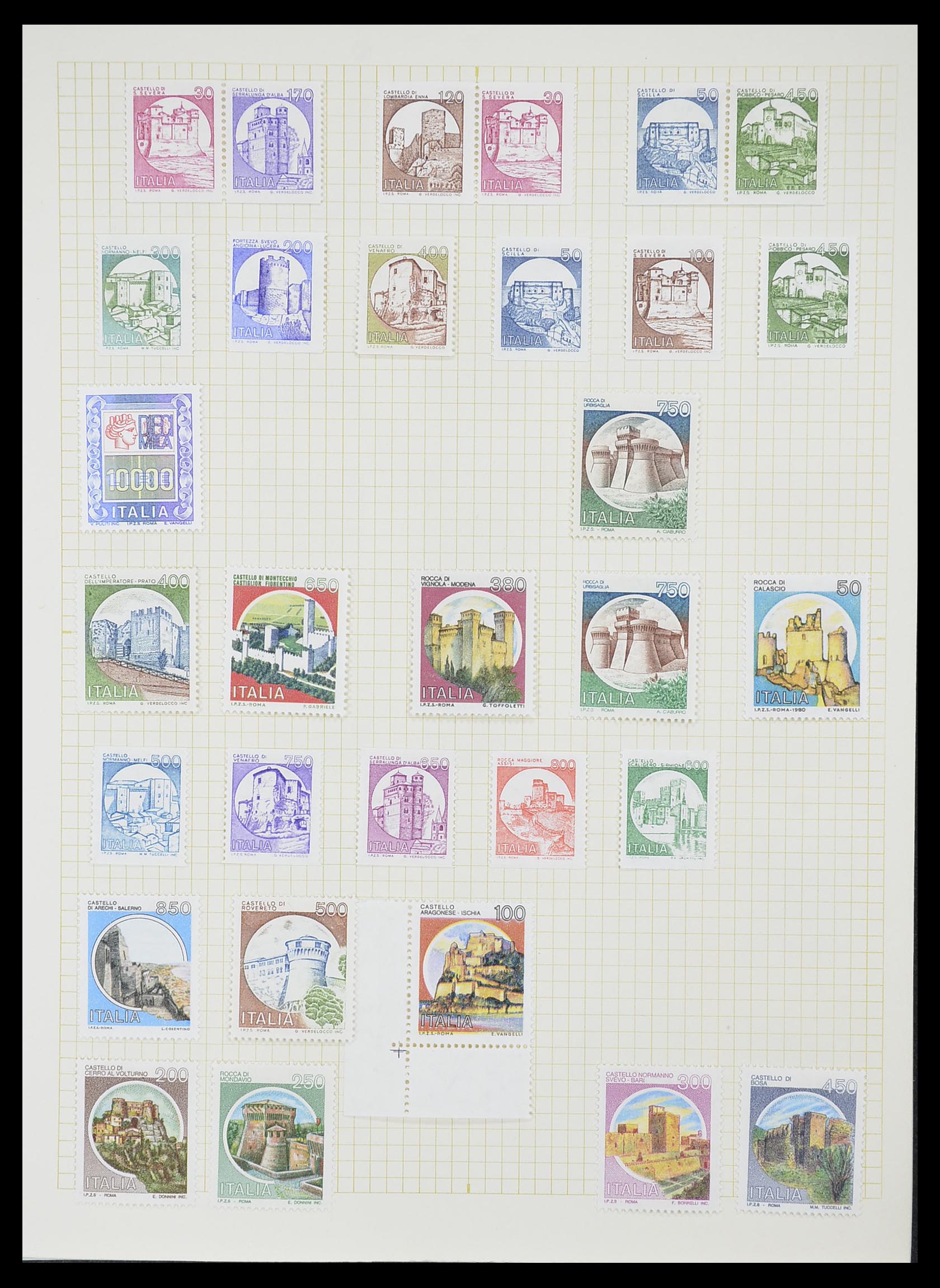 33428 037 - Postzegelverzameling 33428 Italië en Staten 1850-2005.